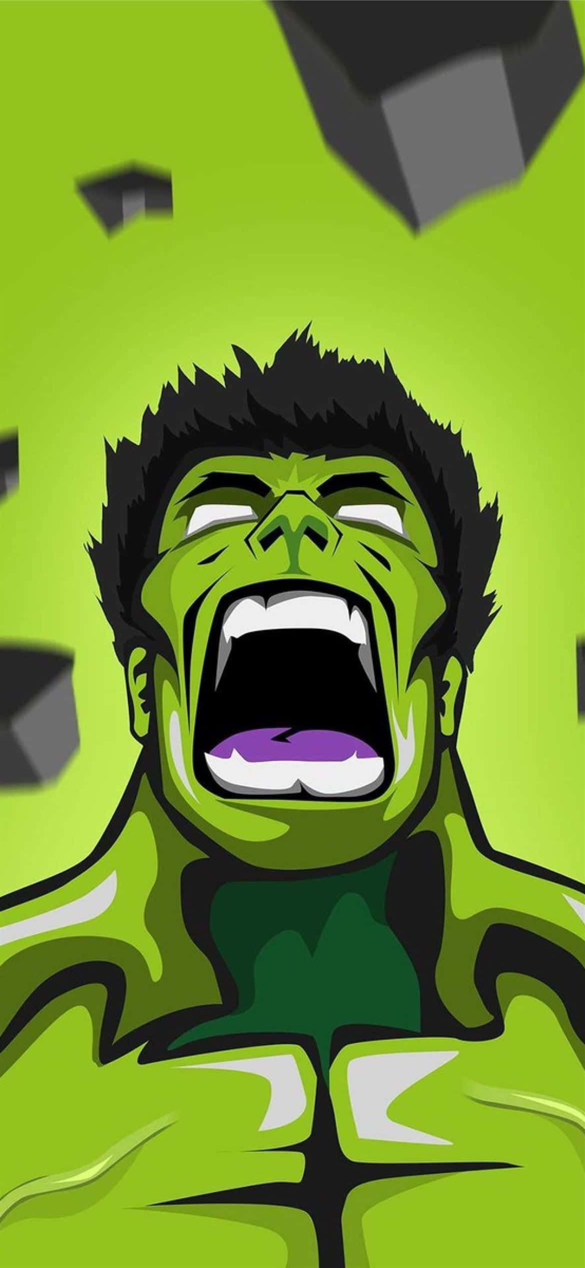Ang Incredible Hulk na Nagpapakawala ng Kanyang Incredible Galit Wallpaper