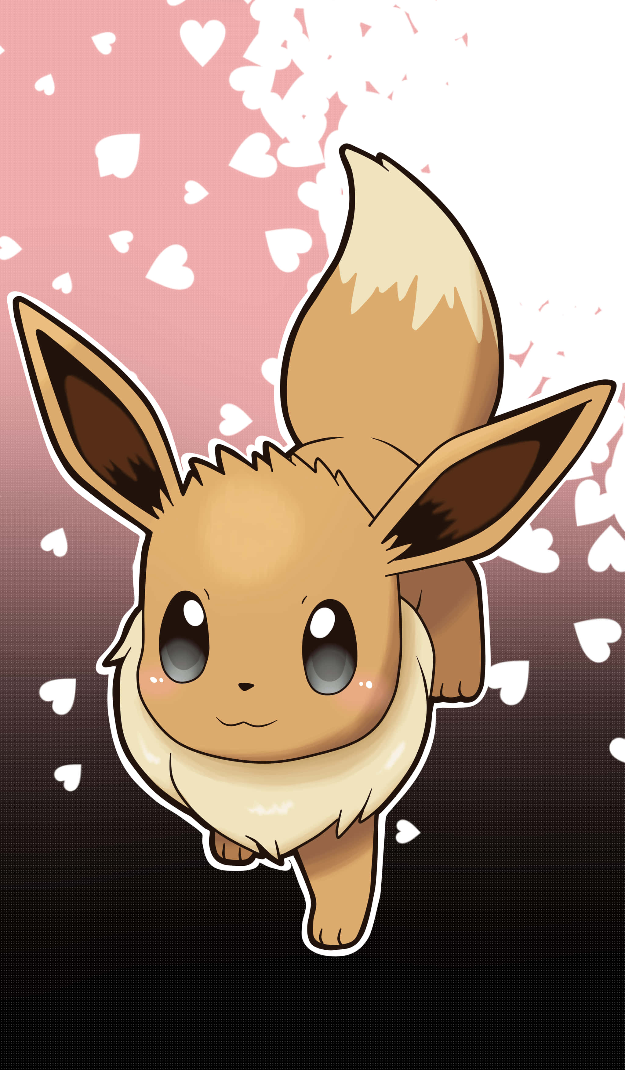 Ang Kaibig-ibig na si Sylveon ay Ipinulupot ang Kanyang mga Pakpak sa Iyo Wallpaper