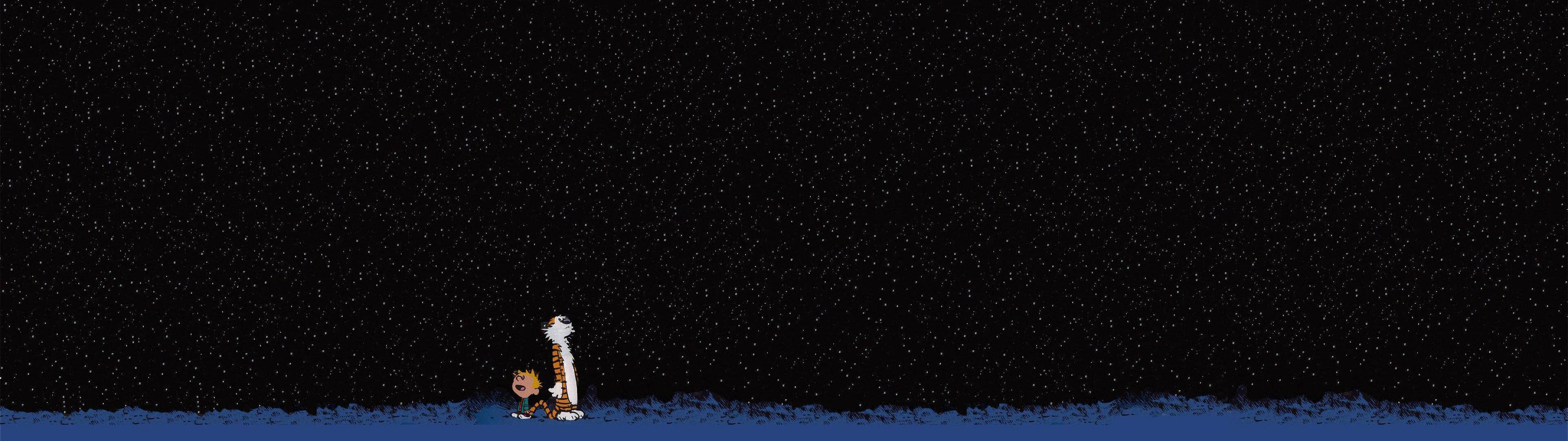 "Ang kalangitan ng gabi ay puno ng mga posibilidad!" Wallpaper
