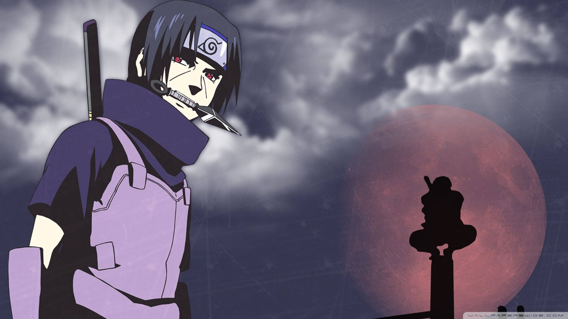 Ang Kalmado at Mapanuring Uchiha Itachi Wallpaper