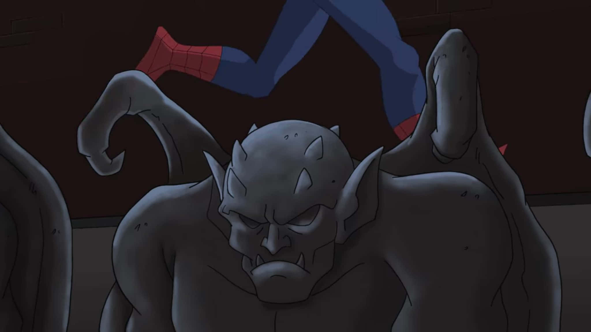 Ang Kamangha-manghang Spider-Man na Sumasayaw sa Itaas ng Lungsod Wallpaper
