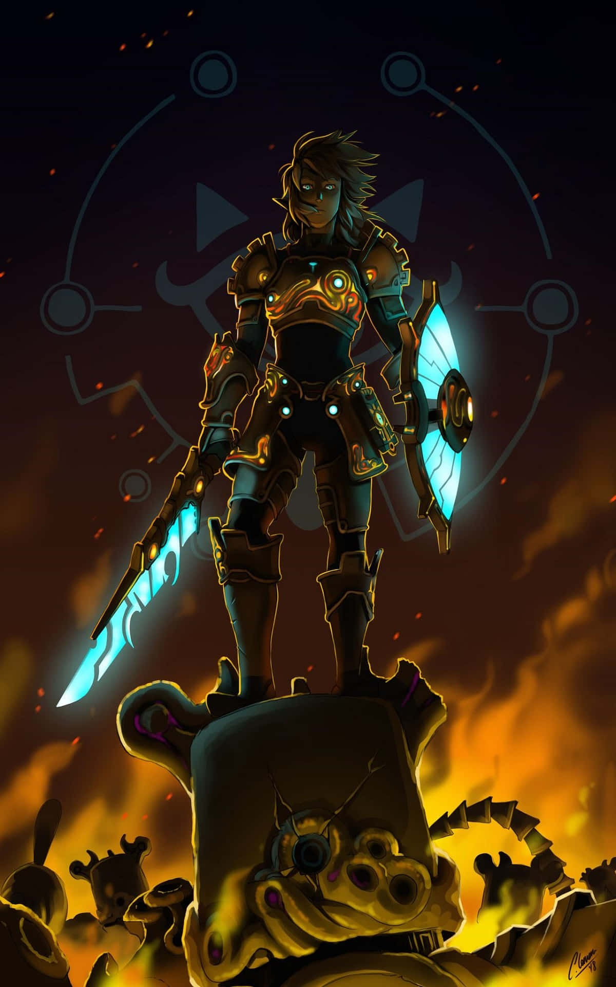 Ang Legend of Zelda Phone - Kung Saan Nabubuhay ang Pakikipagsapalaran Wallpaper