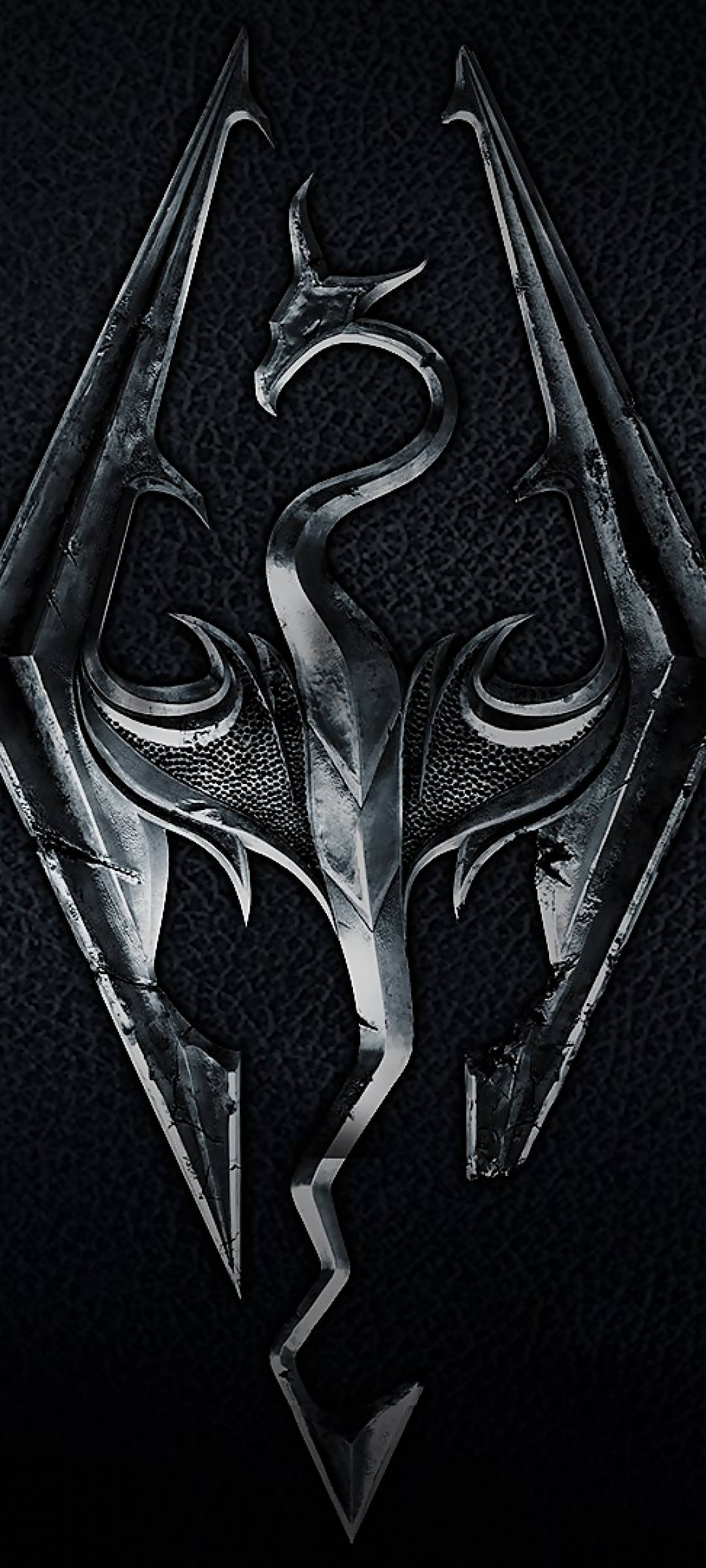 ang logo para sa larong 'elder scrolls' Wallpaper