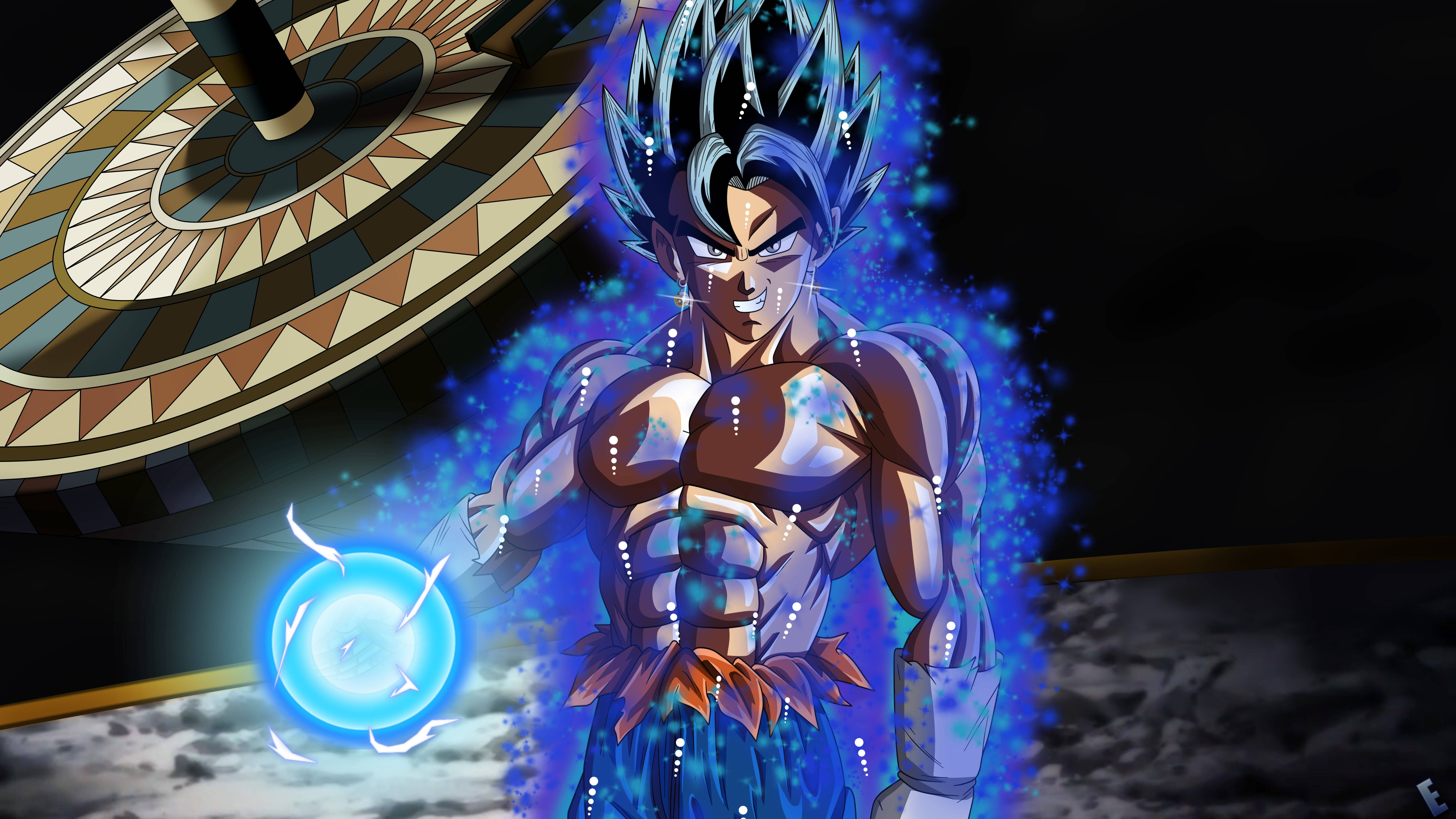Ang maalamat na mga mandirigmang Saiyan - sina Goku at Vegeta mula sa Dragon Ball. Wallpaper