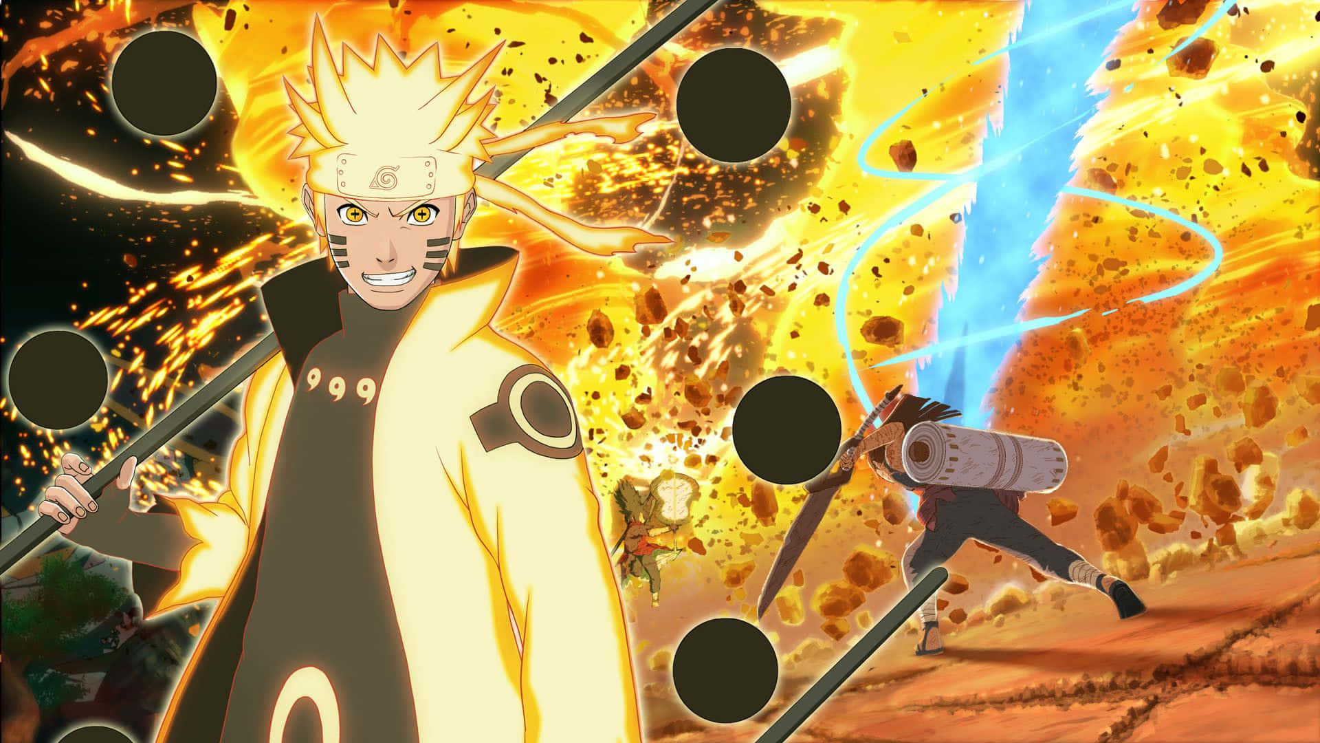 Ang Maalamat na Trio, Naruto, Sakura at Sasuke sa Naruto Shippuden Wallpaper