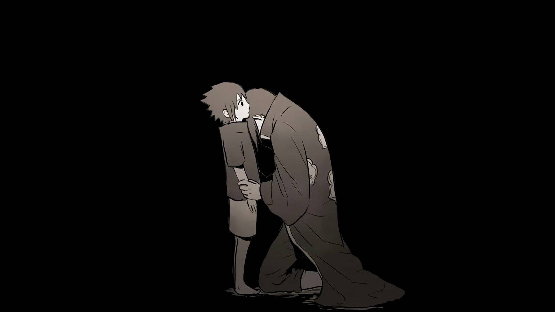 Ang Magkapatid na Uchiha – Sandali nina Sasuke at Itachi Wallpaper