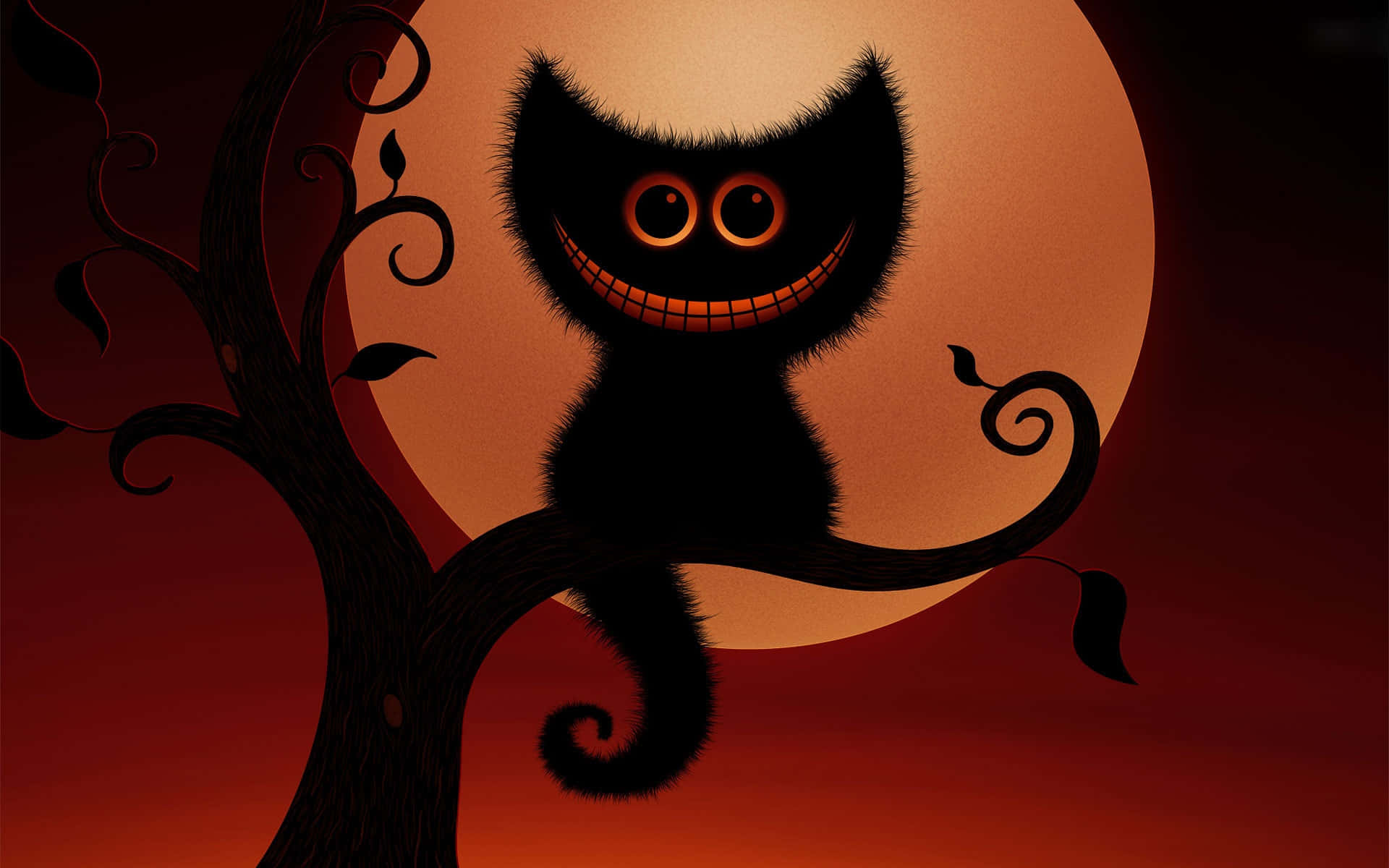 "Ang Mahiwagang Cheshire Cat" Wallpaper
