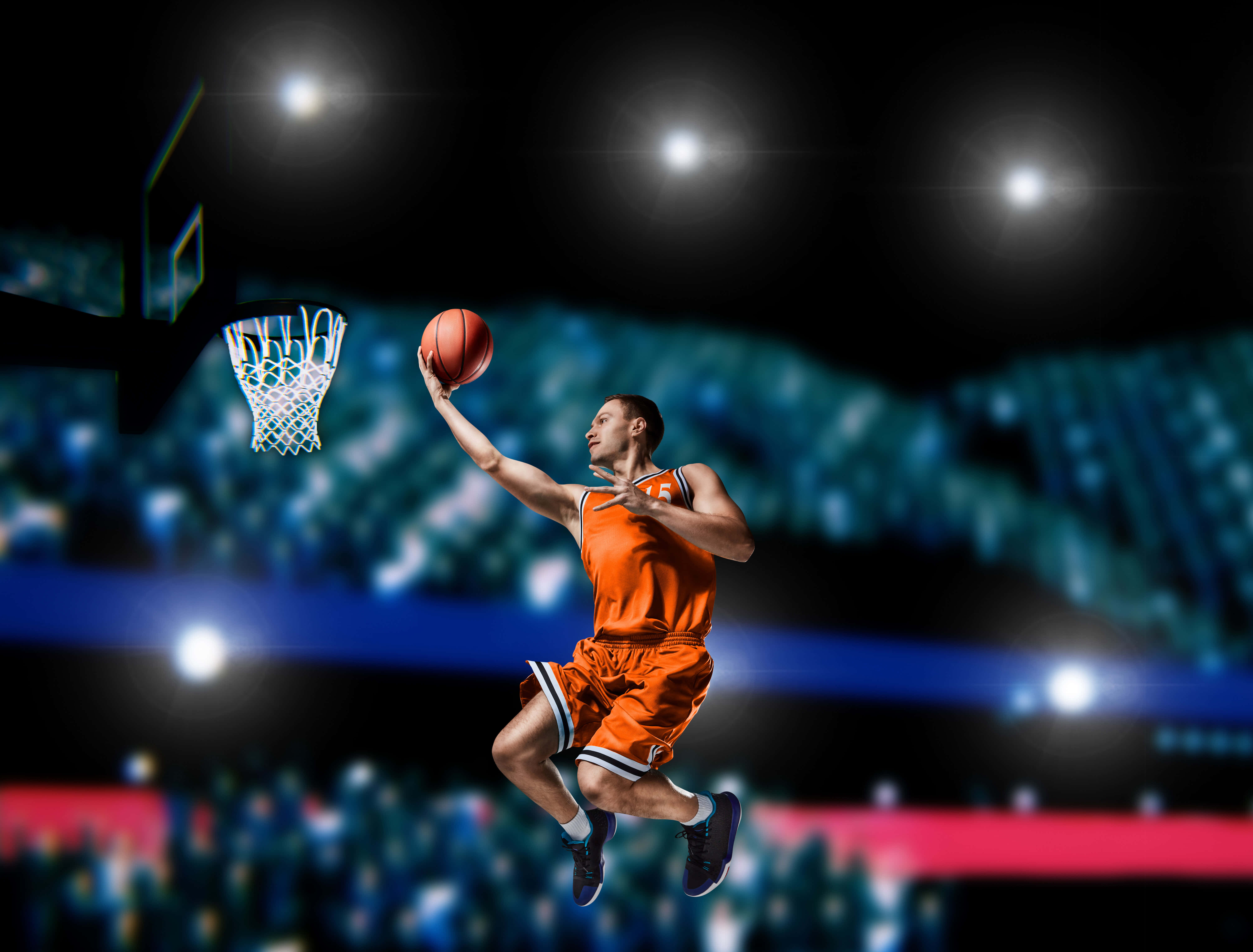Ang mahusay na paghawak ng bola ay susi sa tagumpay sa basketball Wallpaper