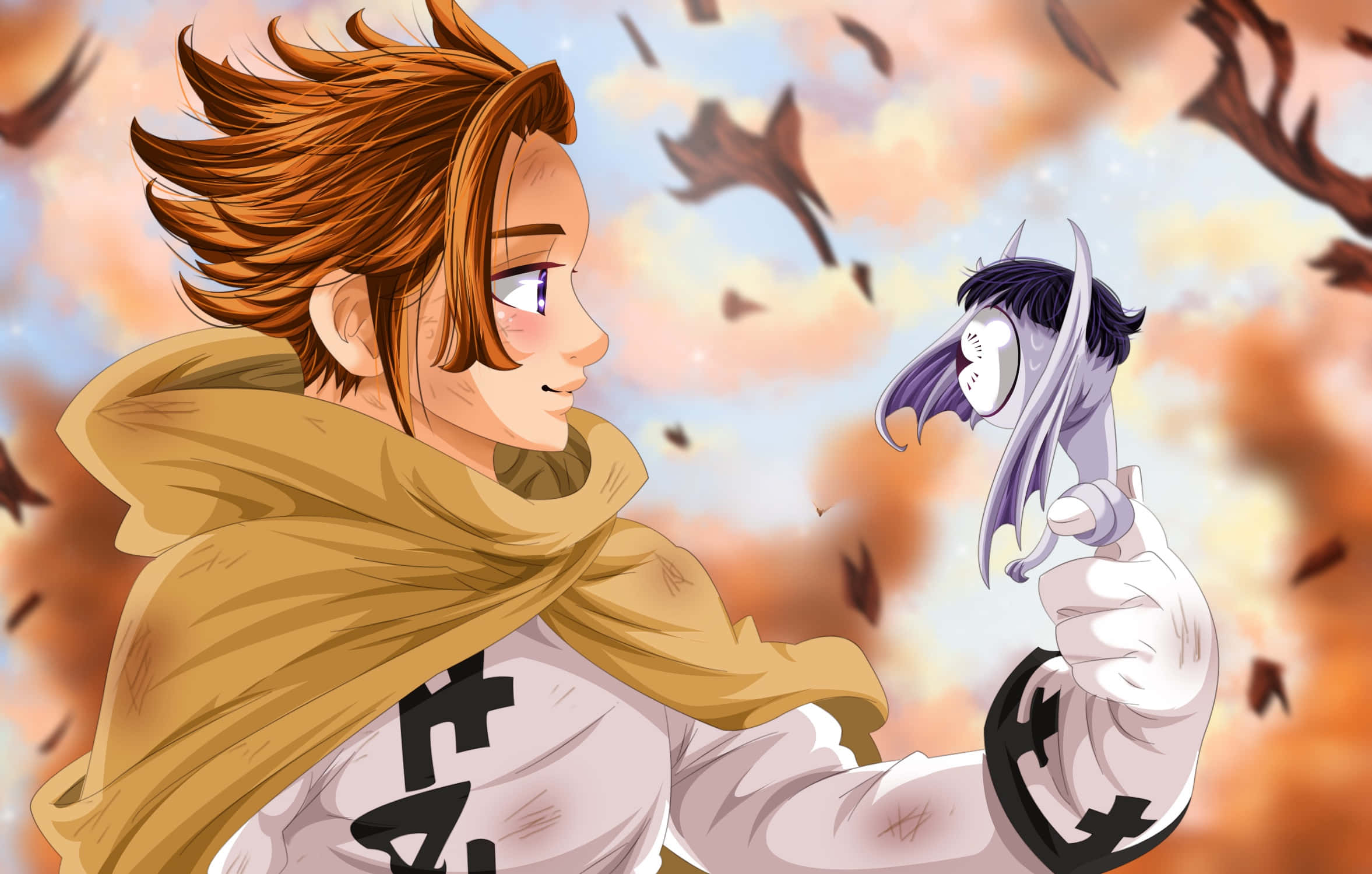 Ang Makapangyarihang Arthur Pendragon mula sa Seven Deadly Sins Wallpaper