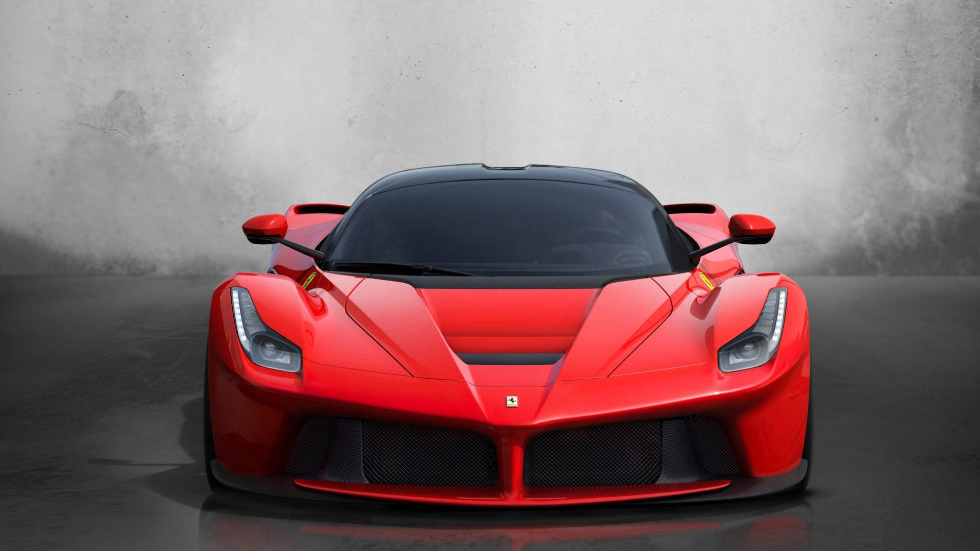 Ang Makapangyarihang Pulang LaFerrari Wallpaper