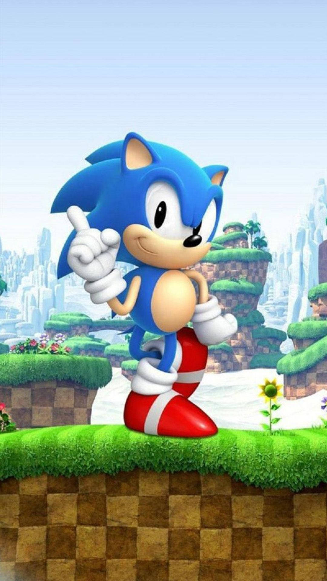 Ang Mapagpakitang Hedgehog na si Sonic Wallpaper