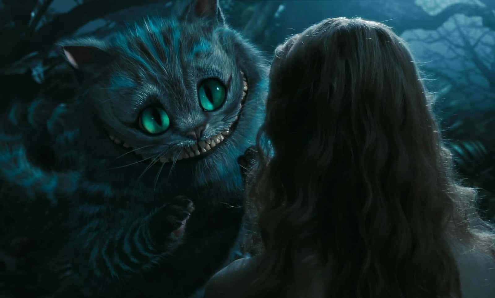 Ang Matalinong Cheshire Cat Wallpaper