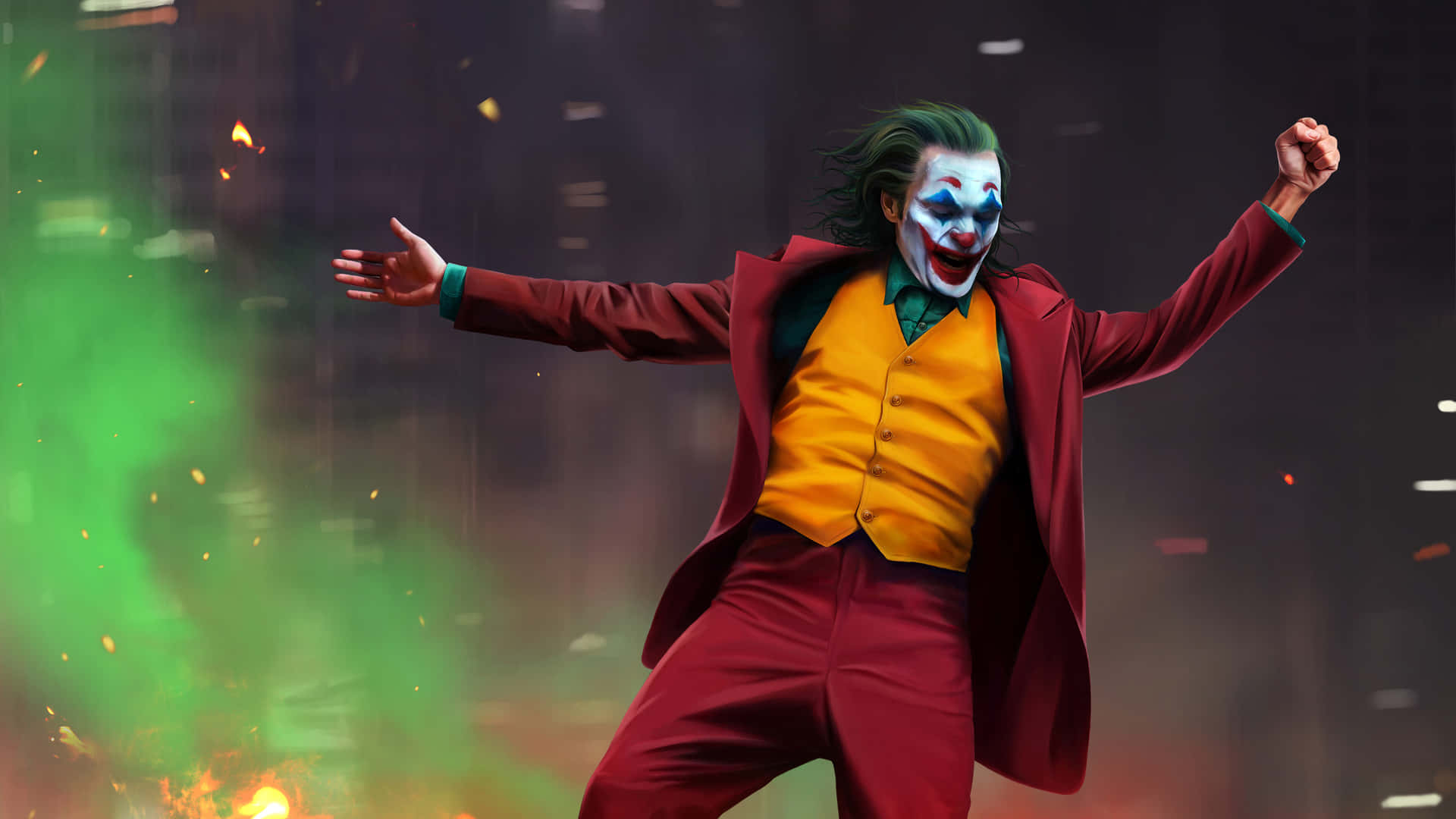 Ang Matinding Titig ng Joker Wallpaper