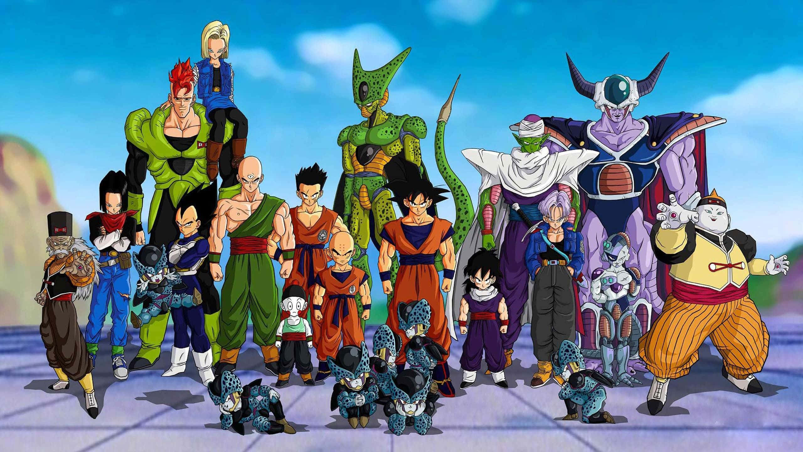 "Ang mga mandirigma ng Dragon Ball Super ay nagkakaisa para sa isang bagong kabanata ng magiting na laban!" Wallpaper