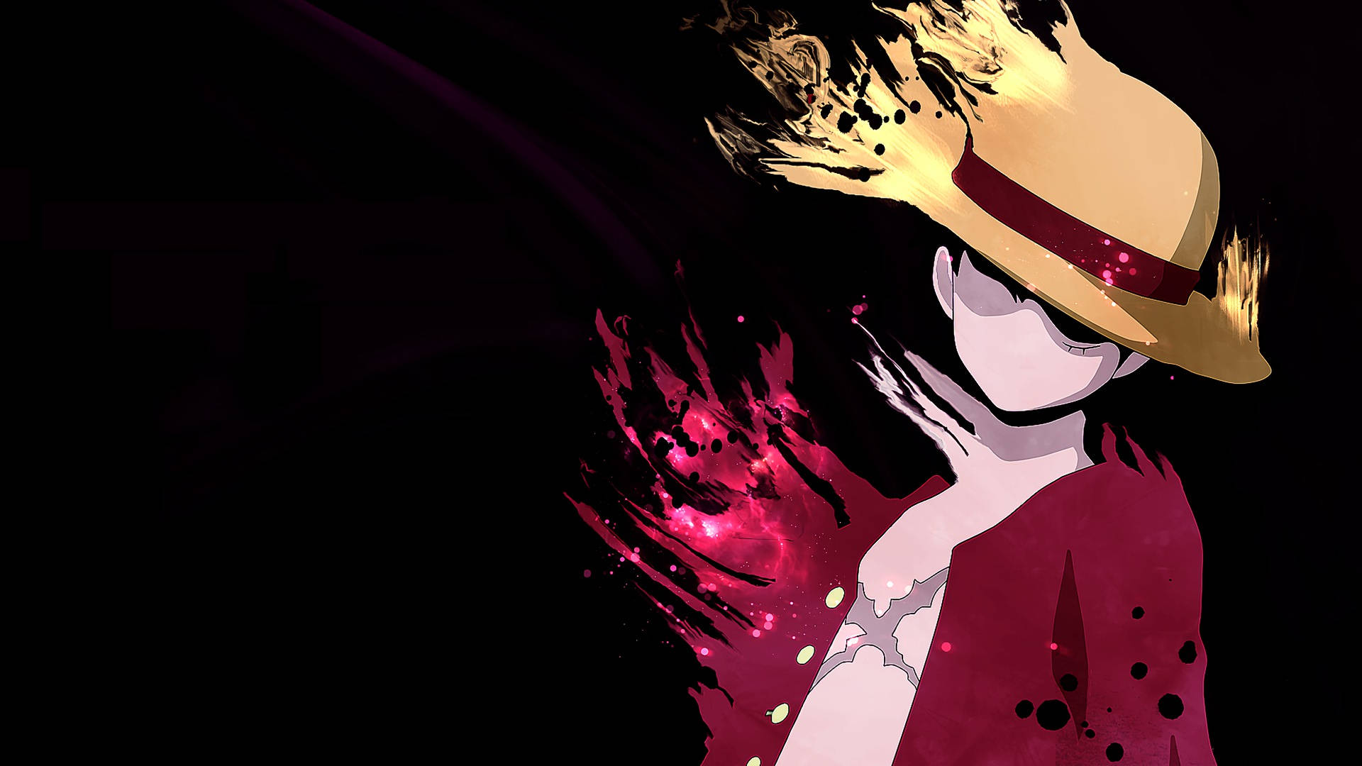 Ang mga pakikipagsapalaran ni Monkey D. Luffy sa One Piece Wallpaper