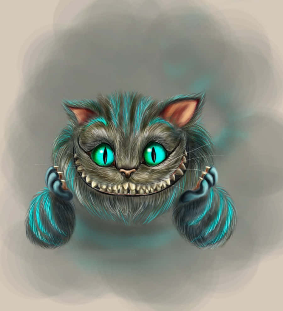 Ang Nakaaalam na Pusang Cheshire Wallpaper