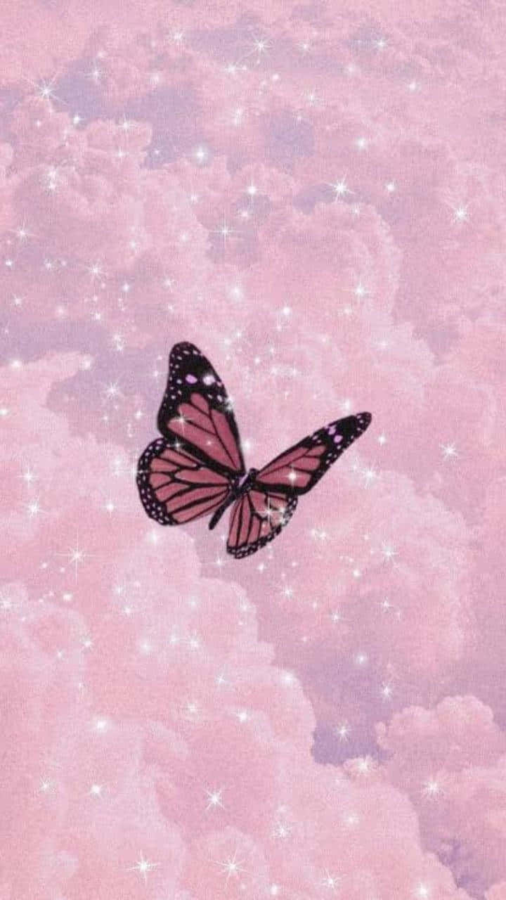 Ang nakamamanghang ganda ng isang Aesthetic Butterfly Wallpaper