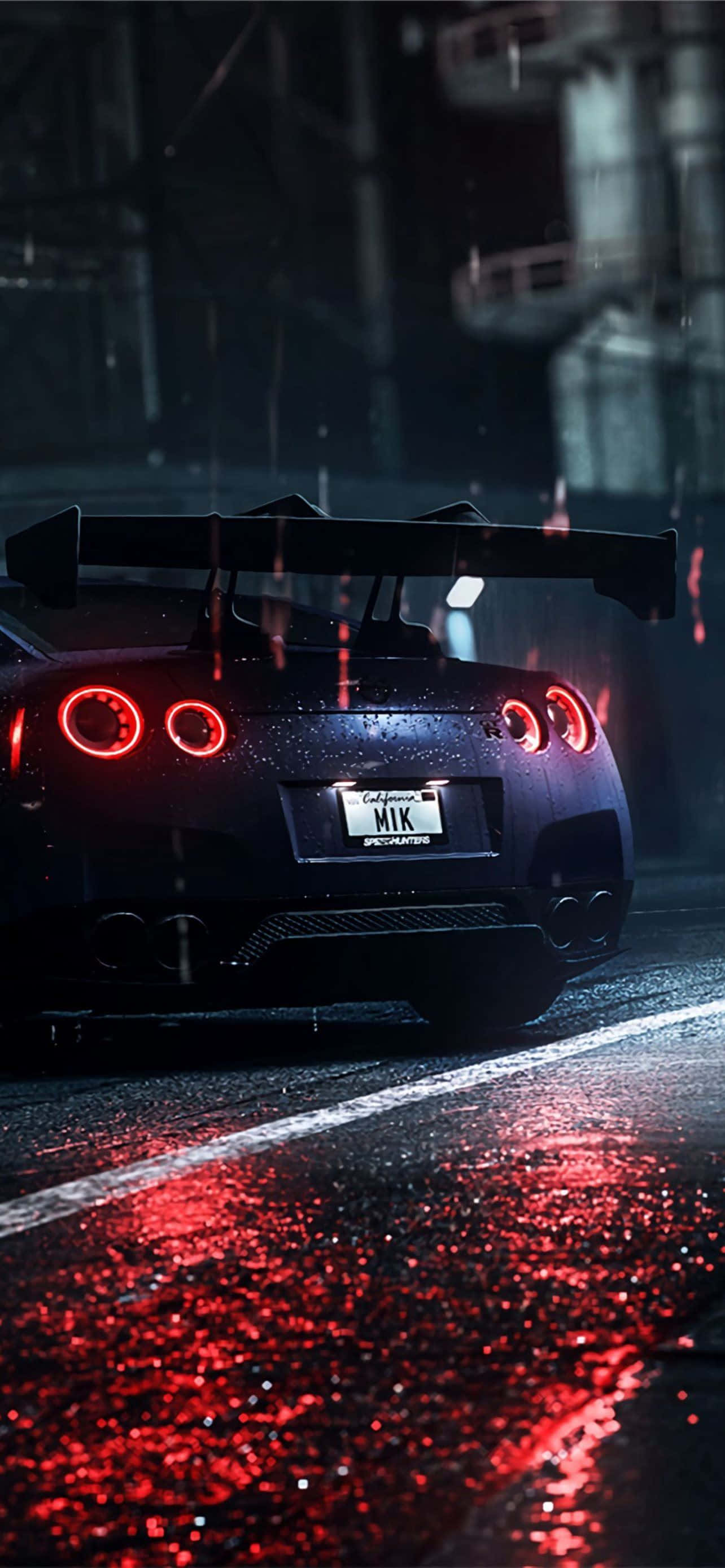 Ang Nissan Skyline ay isang sopistikado at tech savvy sedan Wallpaper