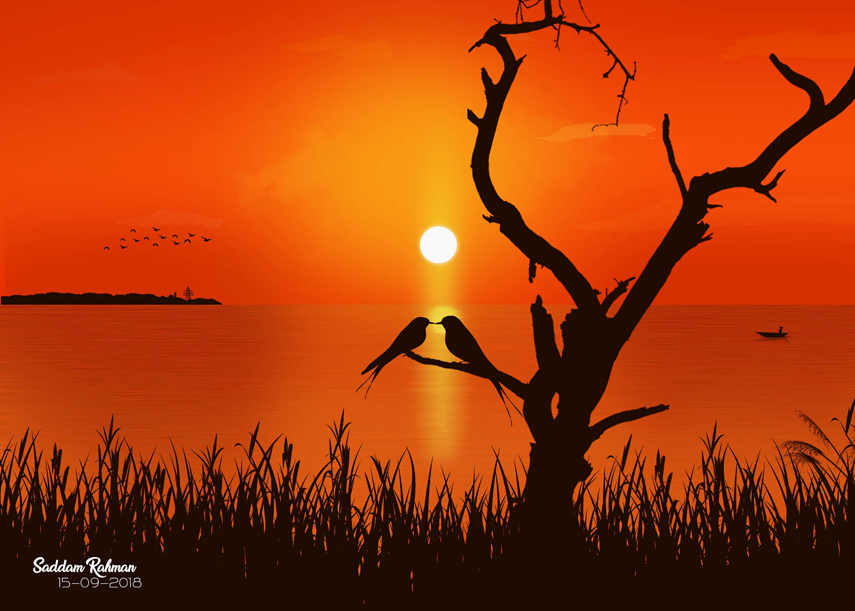 Ang pag-ibig ay isang magandang paglalakbay Wallpaper