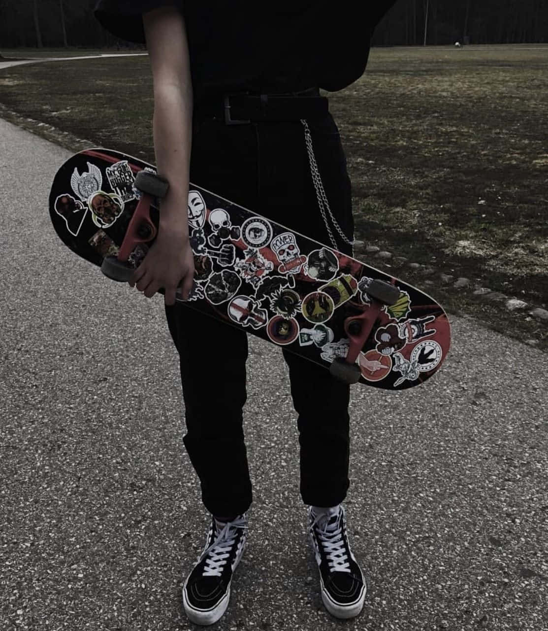 "Ang pag-sa-skateboarding ay aking buhay, may istilo at tiwala." Wallpaper