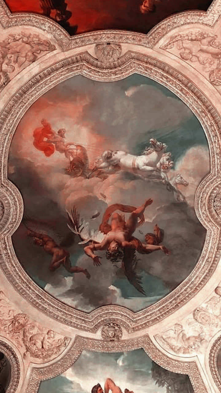Ang Pagbagsak ni Icarus na Estetikang Renaissance Wallpaper