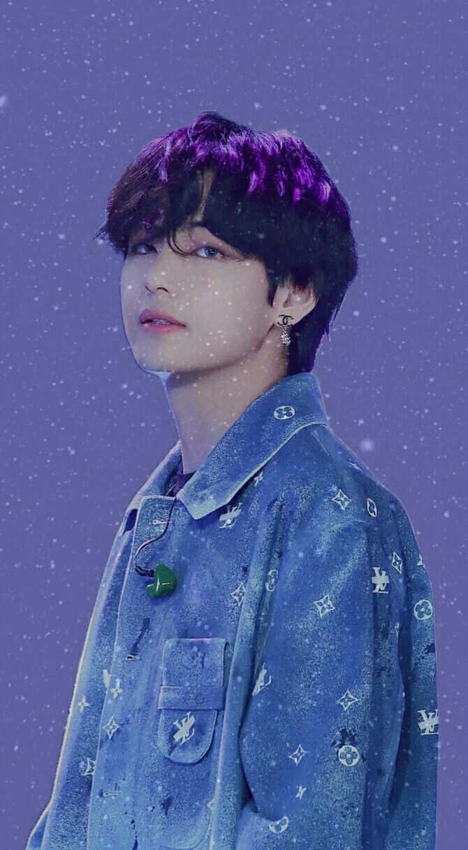 "Ang pagiging walang takot at pananatiling positibo—Iyan si BTS V" Wallpaper