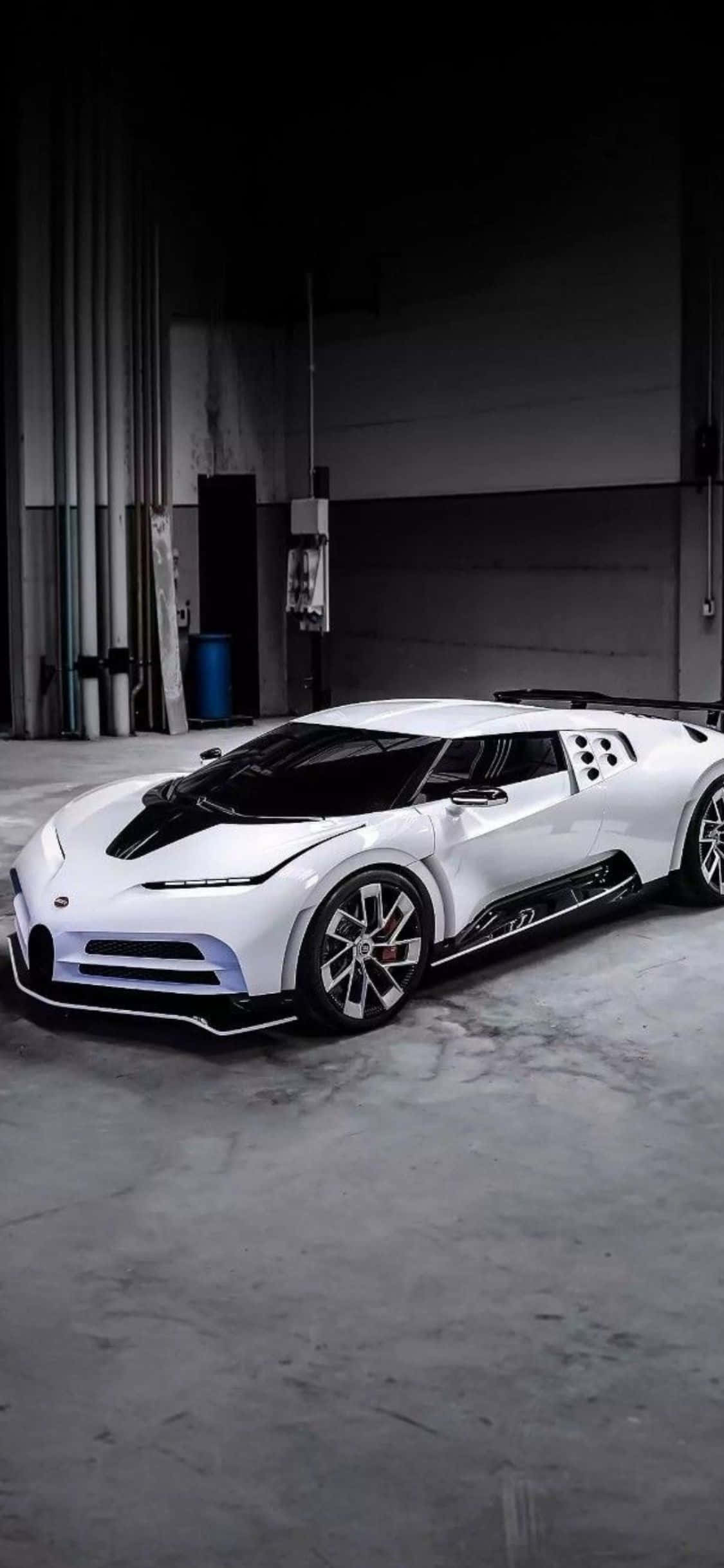 "Ang Perpektong Tugma - iPhone Xs sa isang Bugatti"! Wallpaper