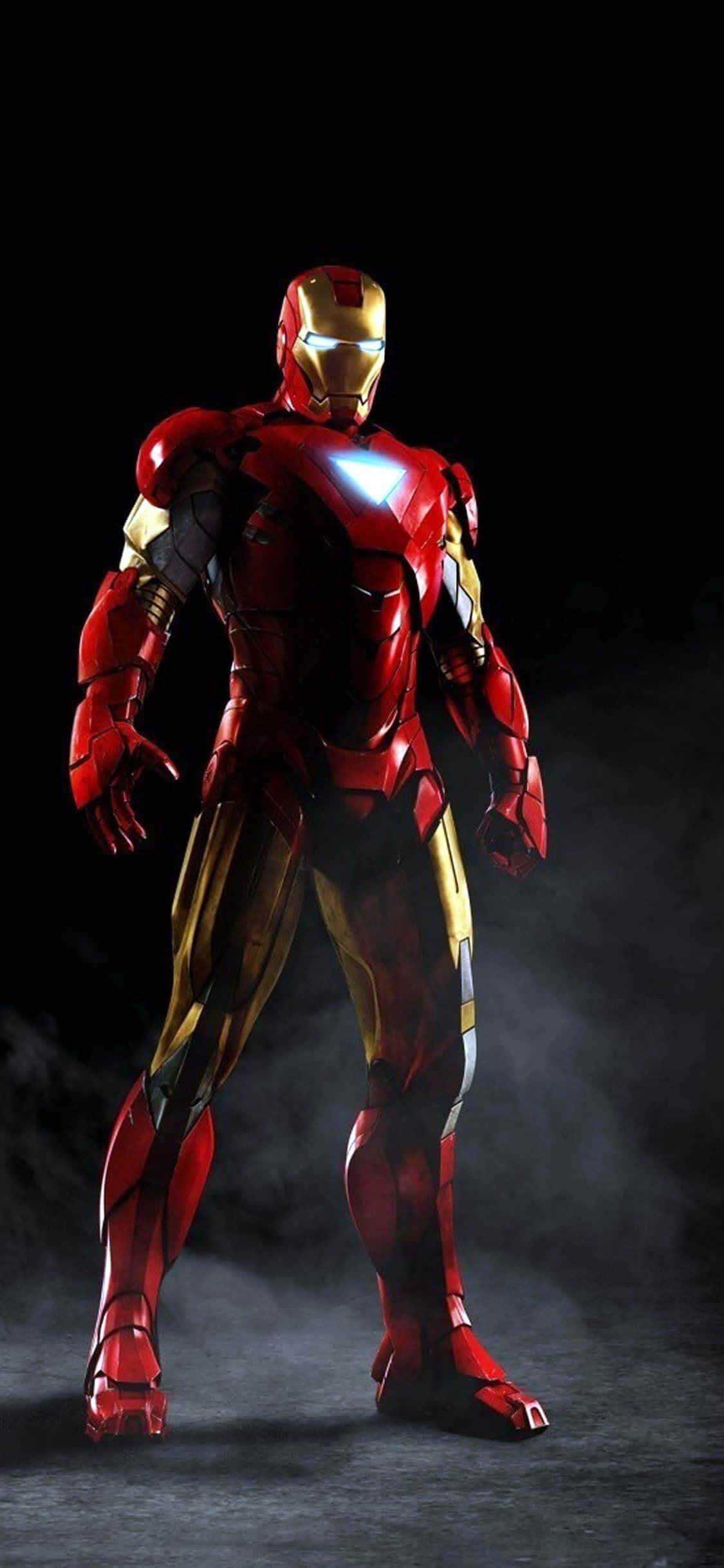 Ang Perpektong Kombinasyon ng Estilo at Function - Iron Man iPhone X Wallpaper