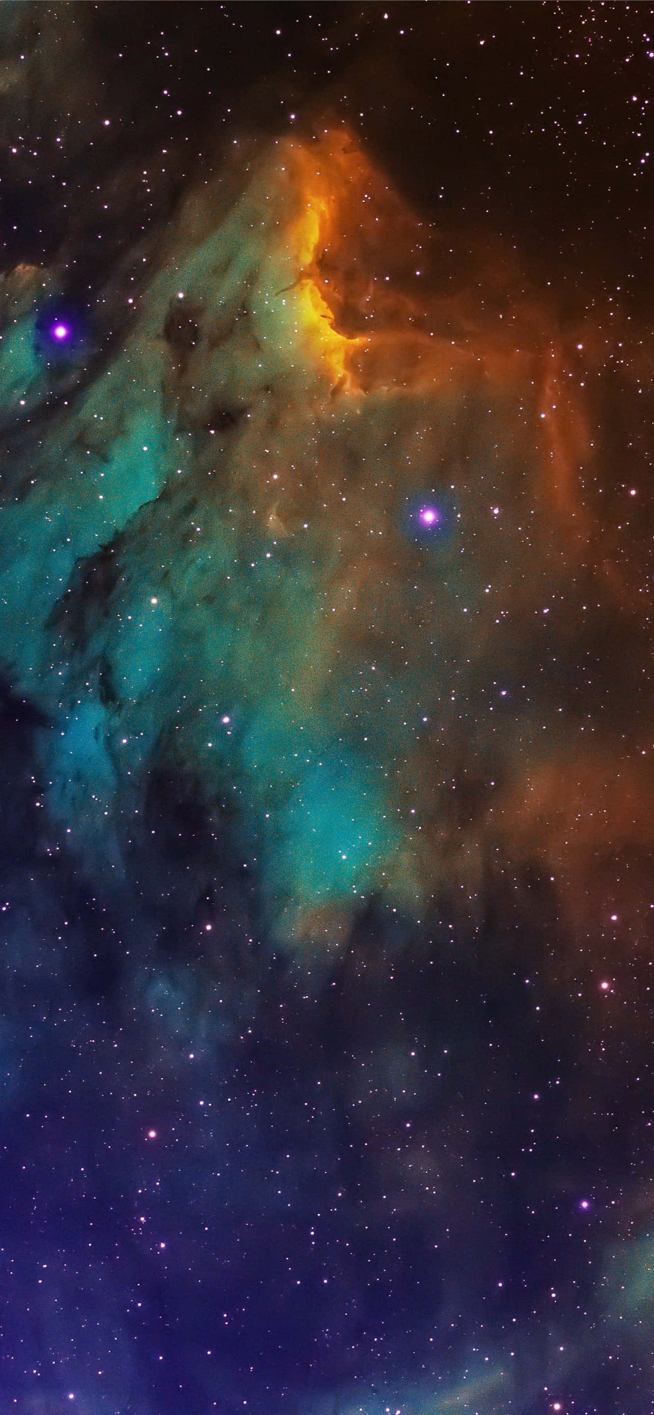Ang pinakabagong Blue Galaxy iPhone ay nag-aalok ng napakaganda at modernong itsura para sa iyong mobile device. Wallpaper