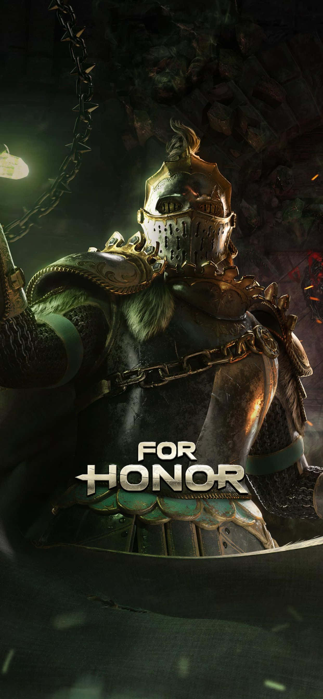 Ang Pinakabagong iPhone Xs Max ay Naghahatid ng Isang Epikong Karanasan sa Paglalaro Gamit ang For Honor Wallpaper