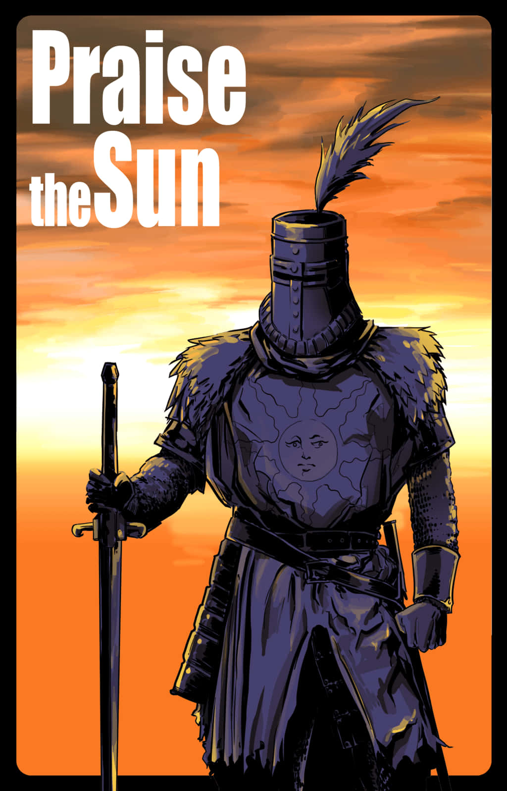 "Ang Pinili na Walang Buhay, Solaire ng Astora, ay nagbibigay ng kanyang lakas sa layunin" Wallpaper