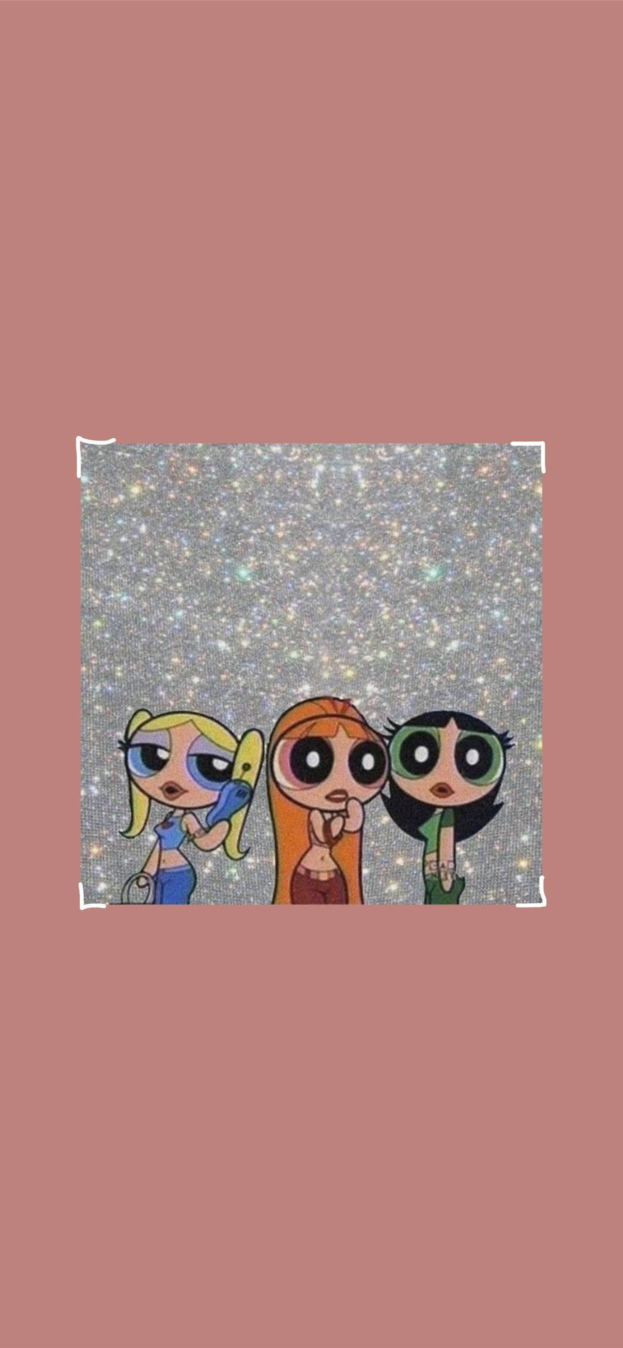 Ang Powerpuff Girls Bilang mga Tin-edyer Wallpaper
