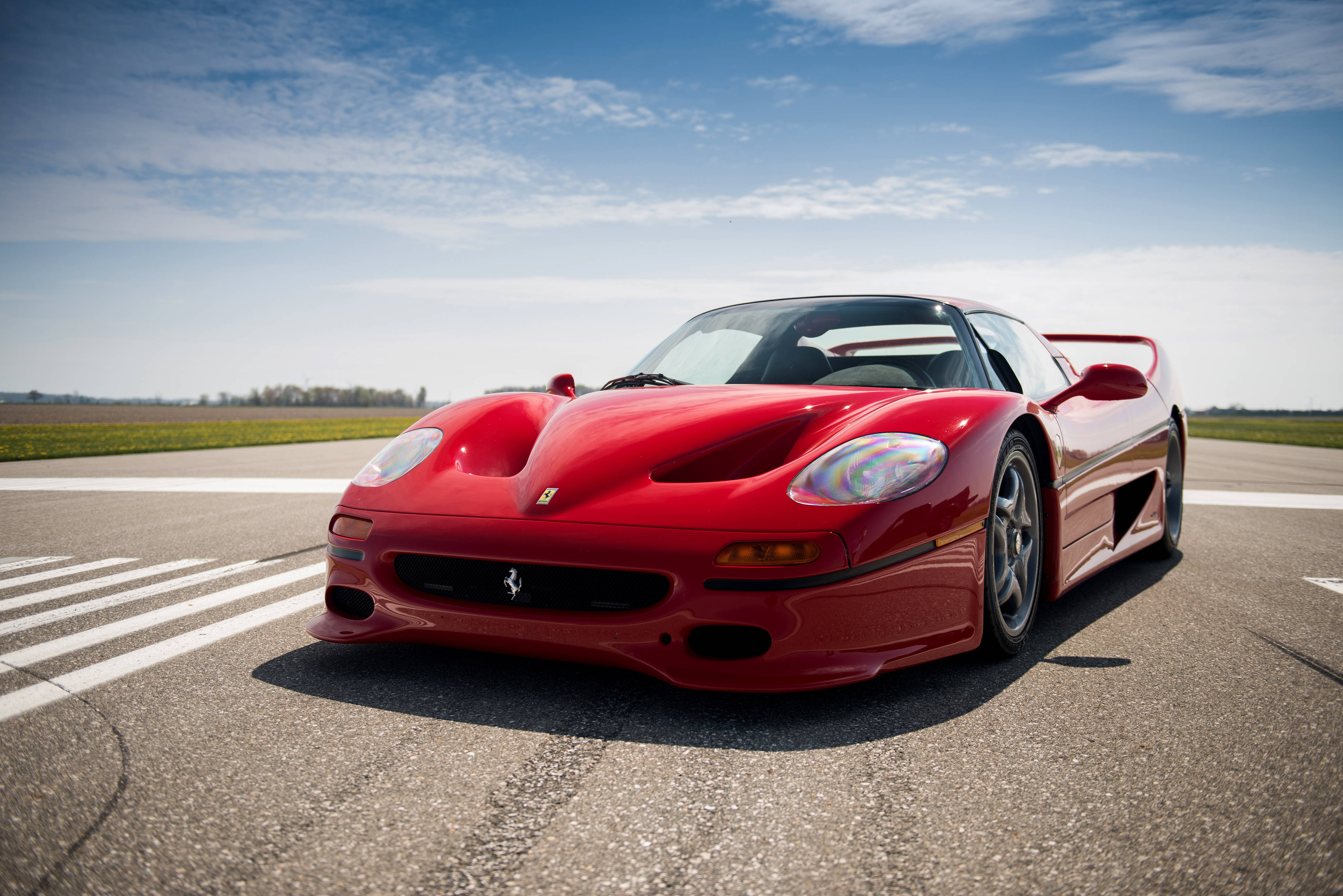 Ang Pulang Ferrari F50 Wallpaper