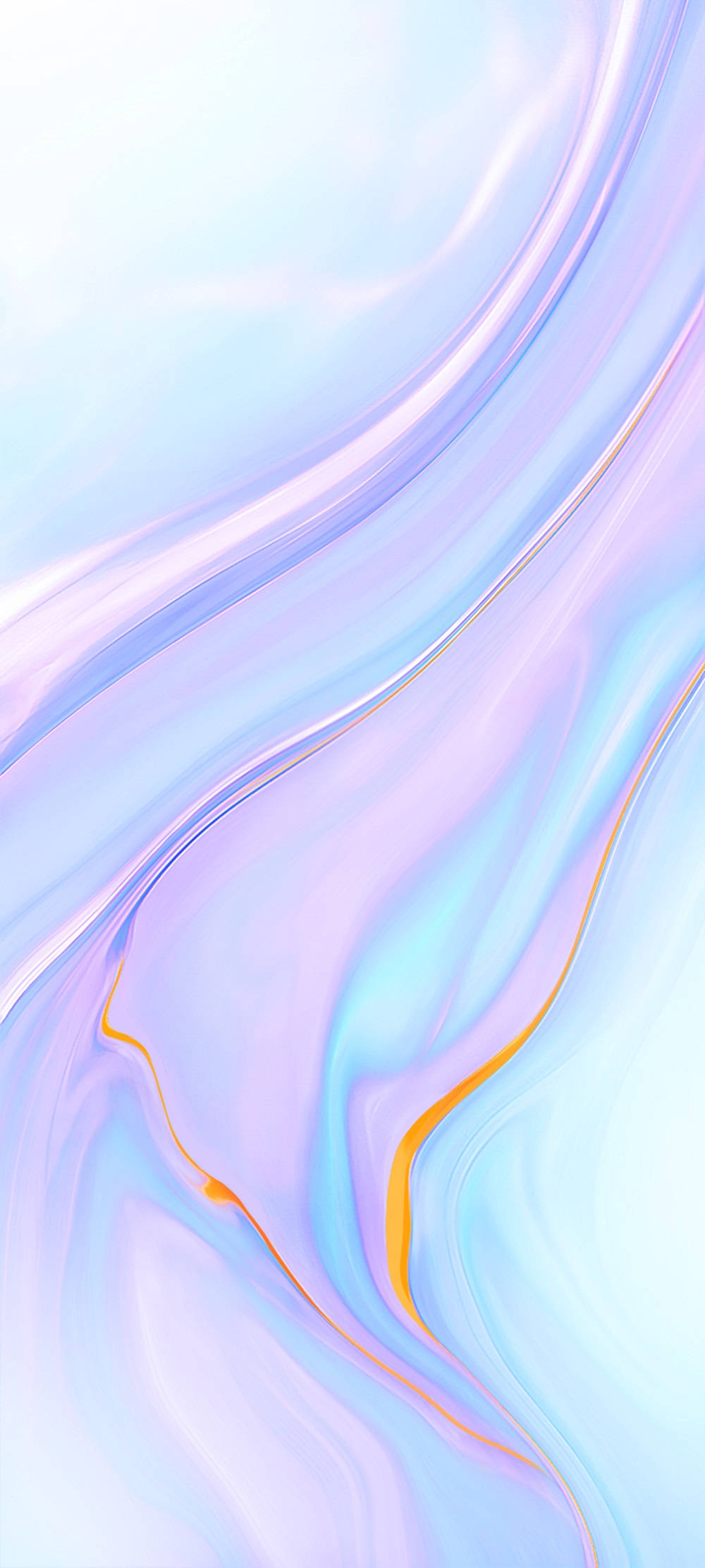 Ang Samsung A51 ay nagpapakita ng modern elegance sa kanyang light purple aesthetic waves. Wallpaper