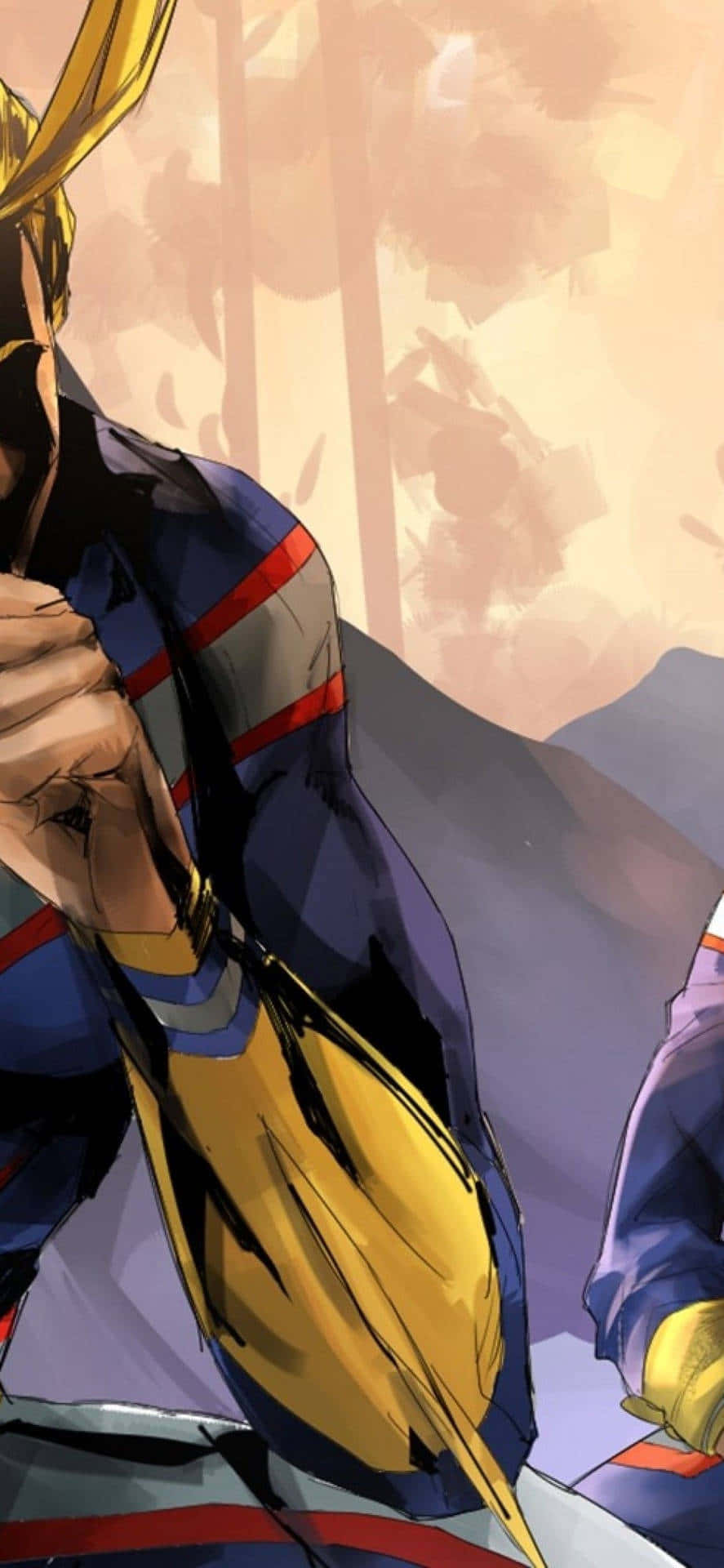Ang Simbolo ng Kapayapaan - All Might Wallpaper