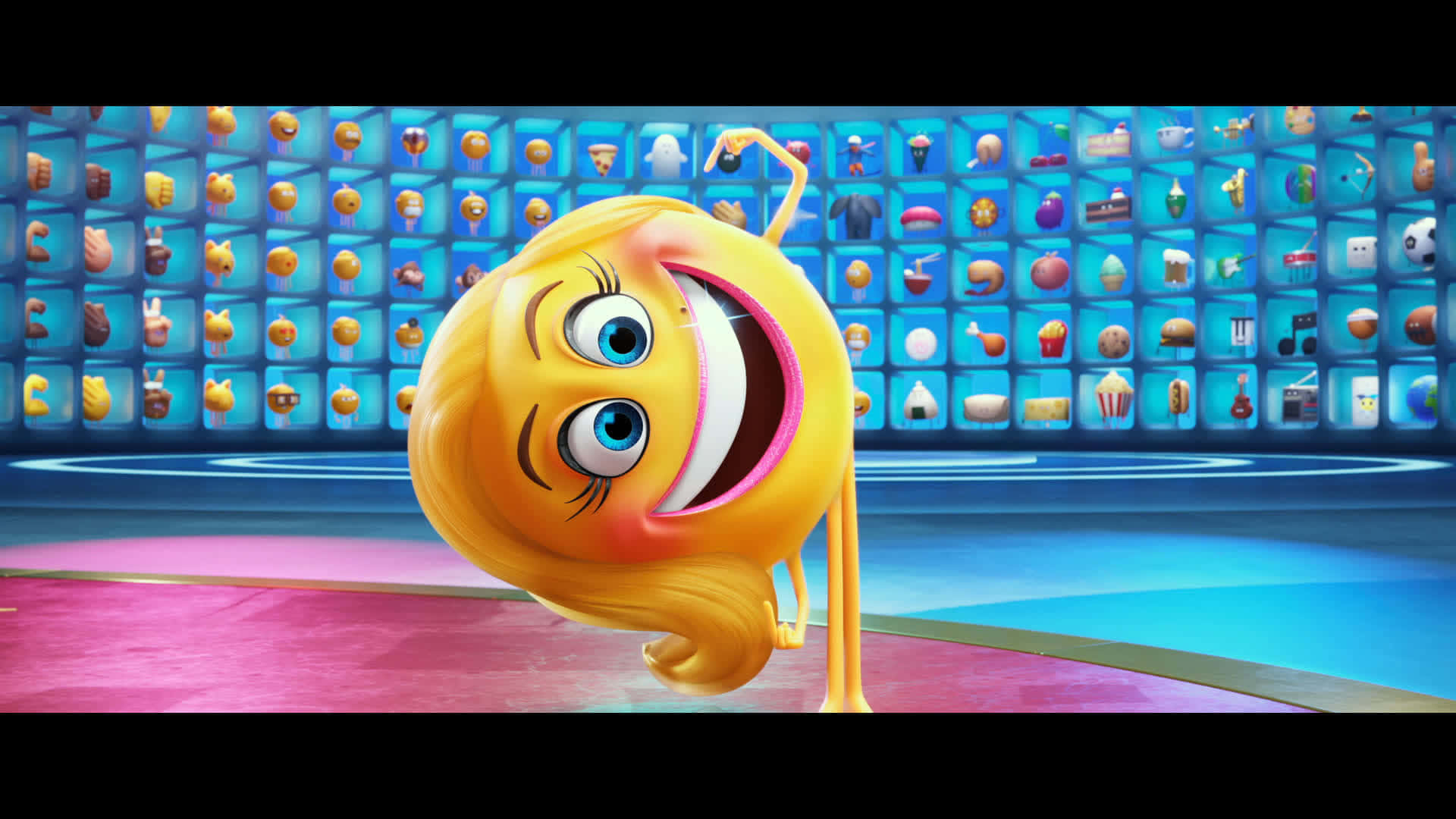 Ang Smiler ng The Emoji Movie ay Masayang-masaya Wallpaper