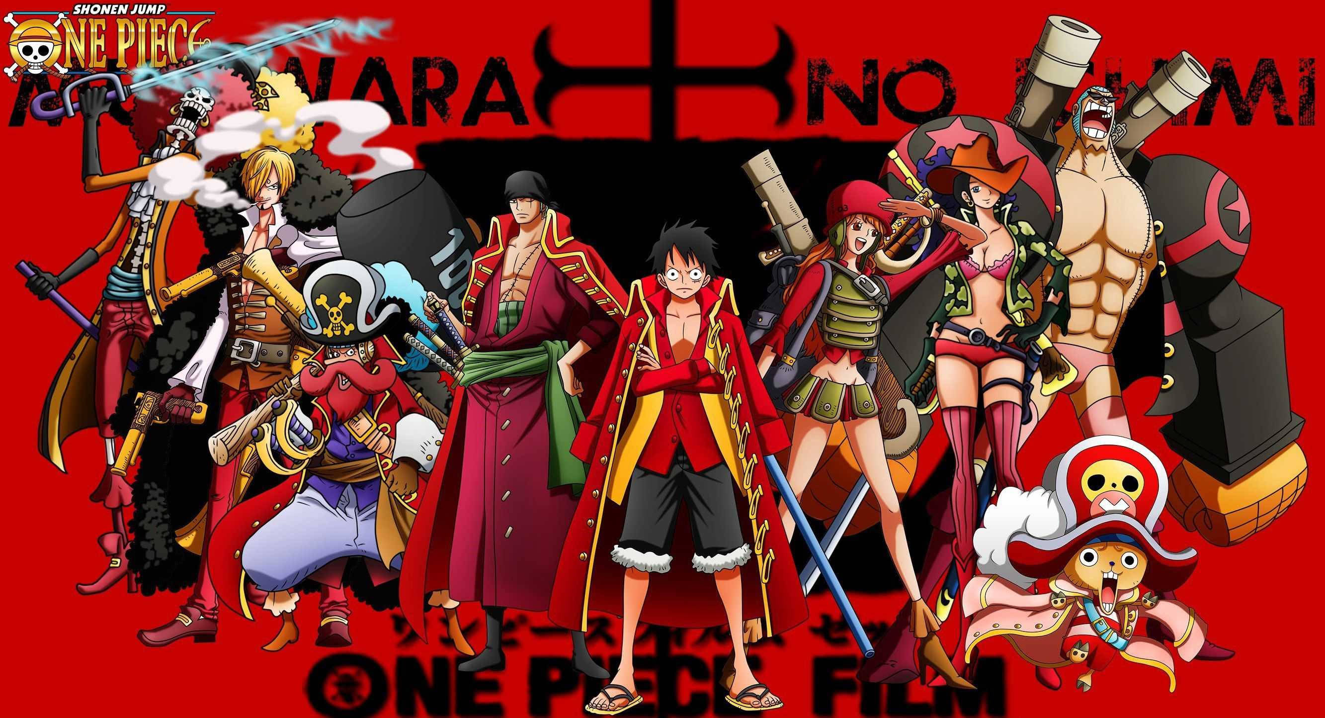 Ang Straw Hat Pirates - Handa Na Para sa Kanilang Susunod na Pakikipagsapalaran! Wallpaper