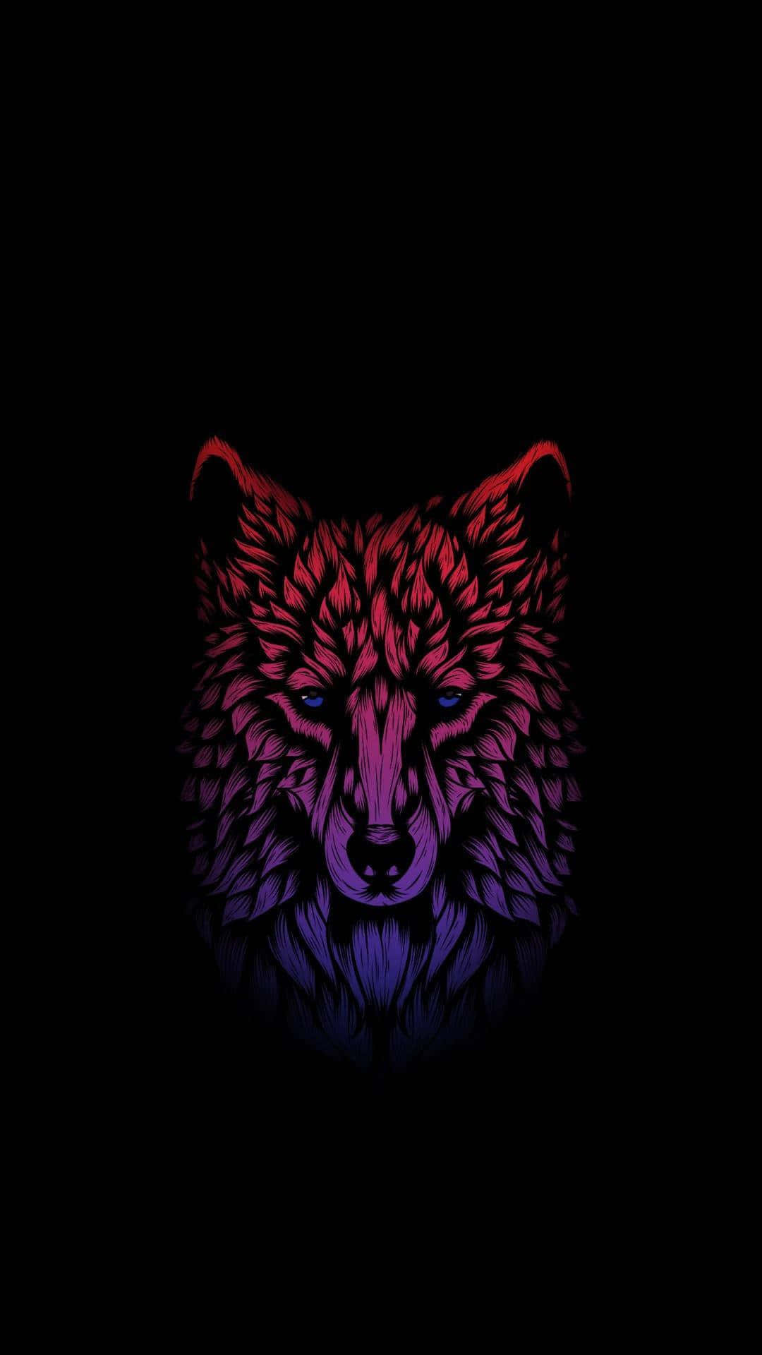 "Ang Super Cool na Lobo ay handang harapin ang mundo!" Wallpaper