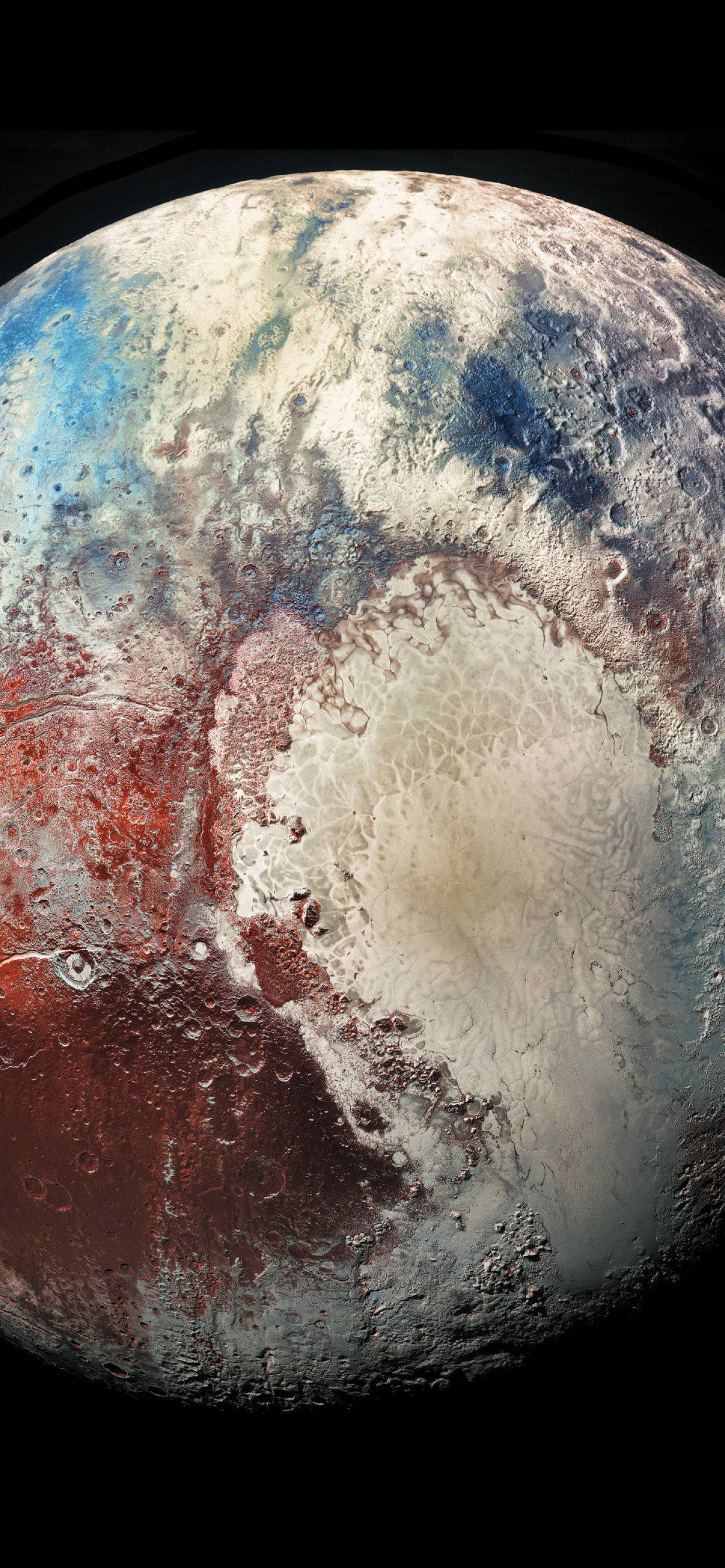 ang surface ni pluto ay ipinapakita sa larawan na ito Wallpaper