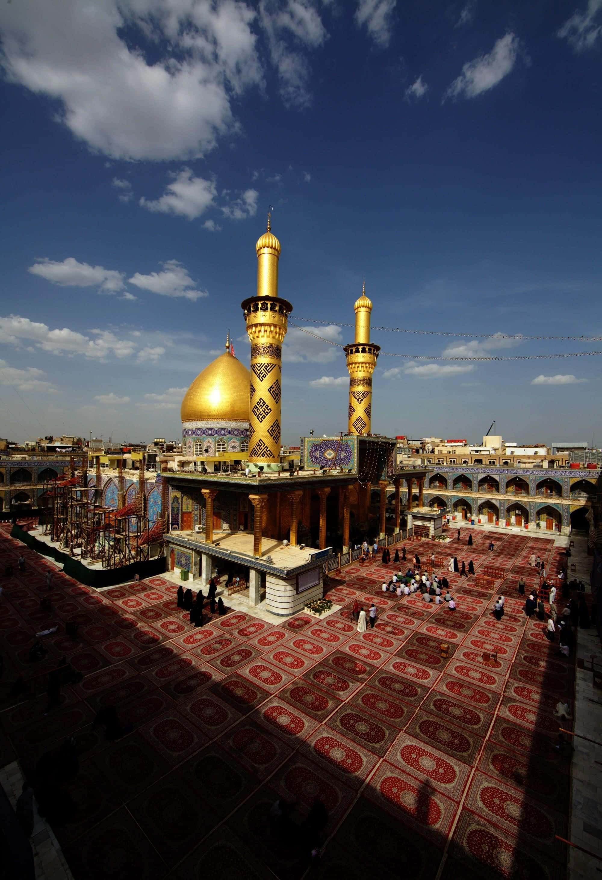 Ang Tahimik na Tanawin ng Karbala sa Dapitang Wallpaper