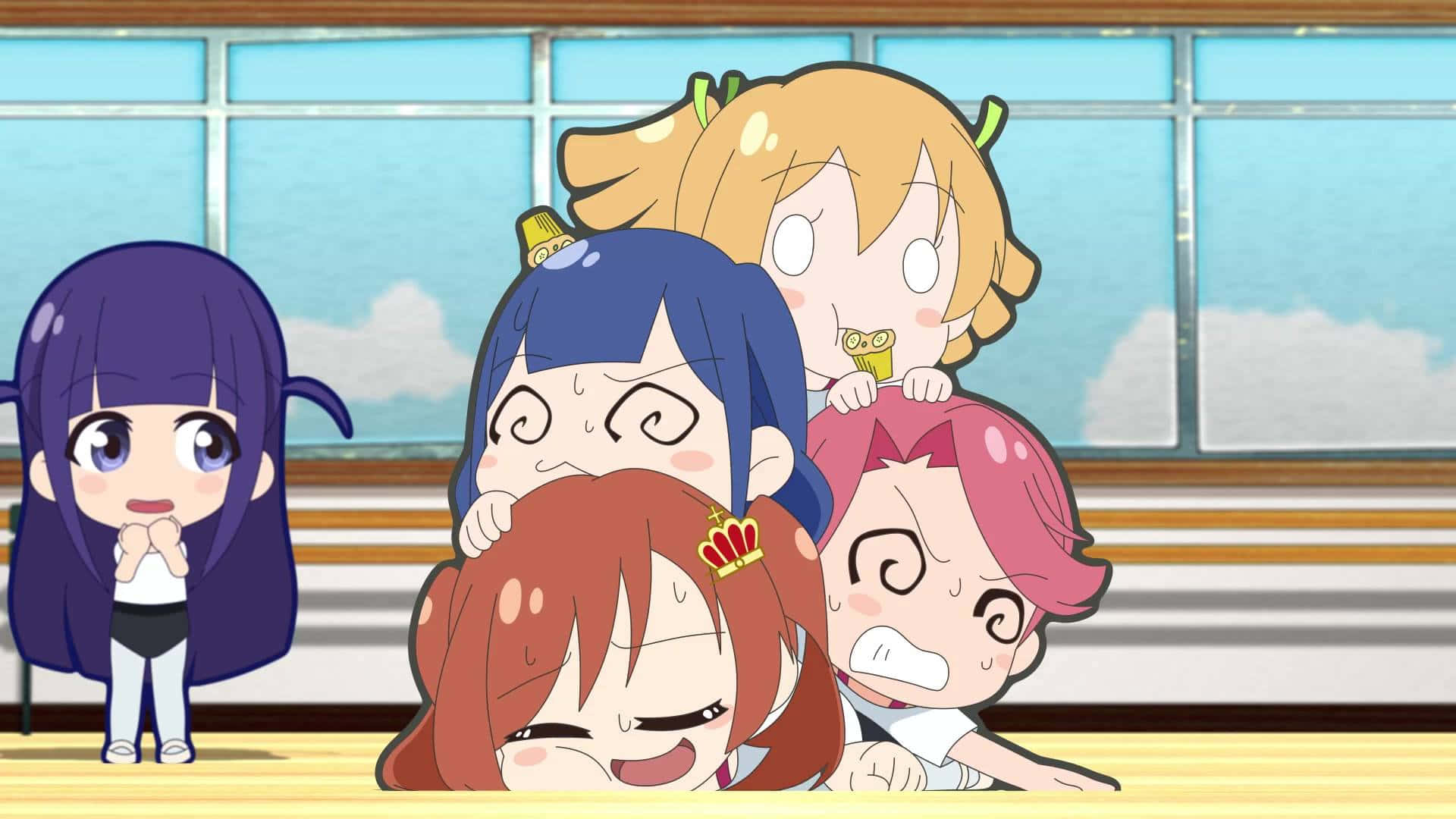 Ang Tawa ay ang Pinakamahusay na Gamot - Nakakatawang Anime Wallpaper