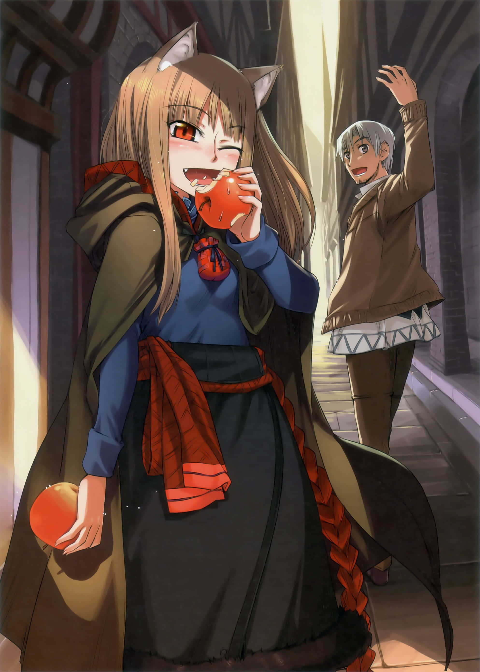 Ang Wise Wolf ng Spice and Wolf Wallpaper