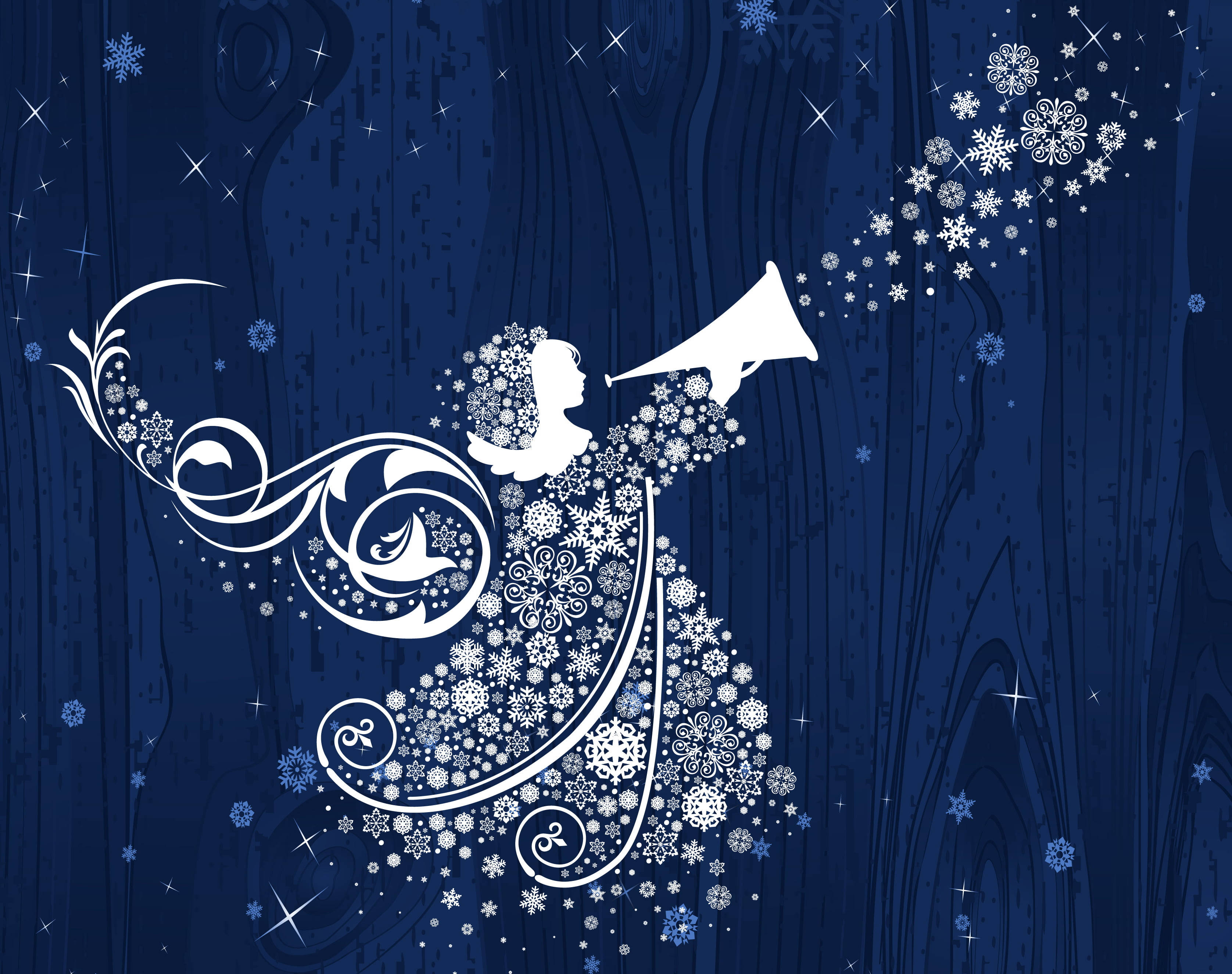 Anghel ng Pasko ng Kagalakan Wallpaper