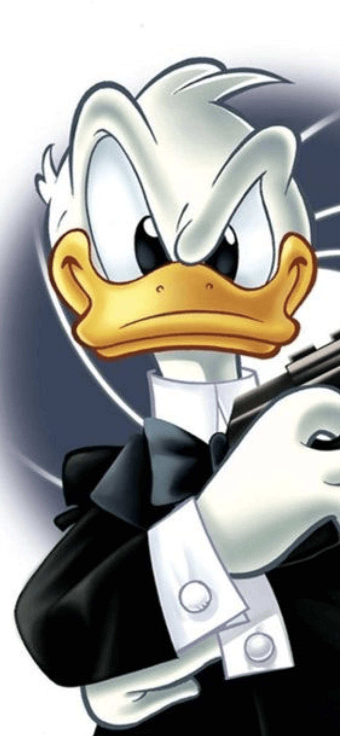 Galit na Donald Duck Agent Art Wallpaper