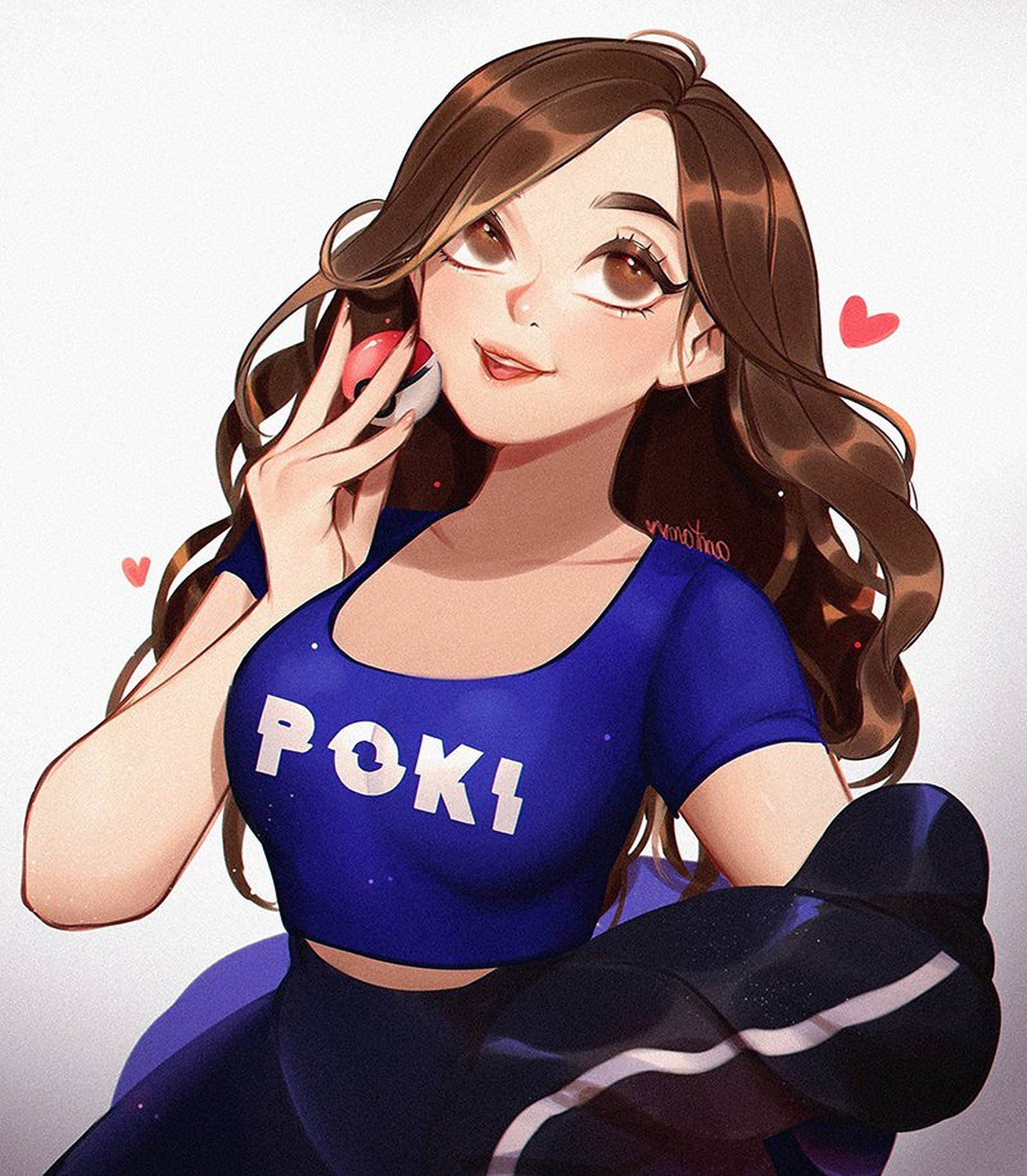 Animated Art ni Pokimane Wallpaper