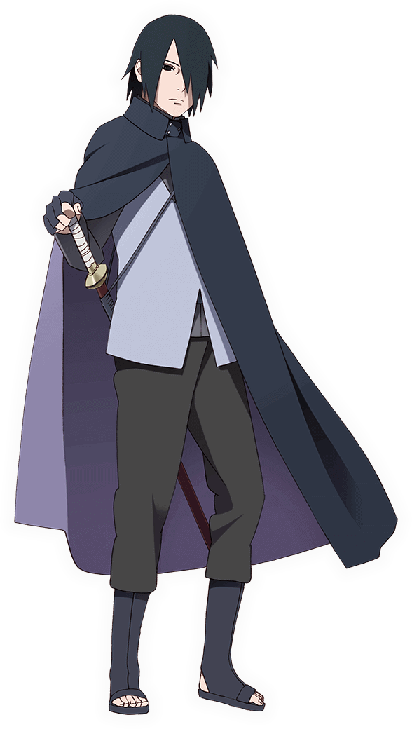 Animated na karakter na ninja na may espada Wallpaper