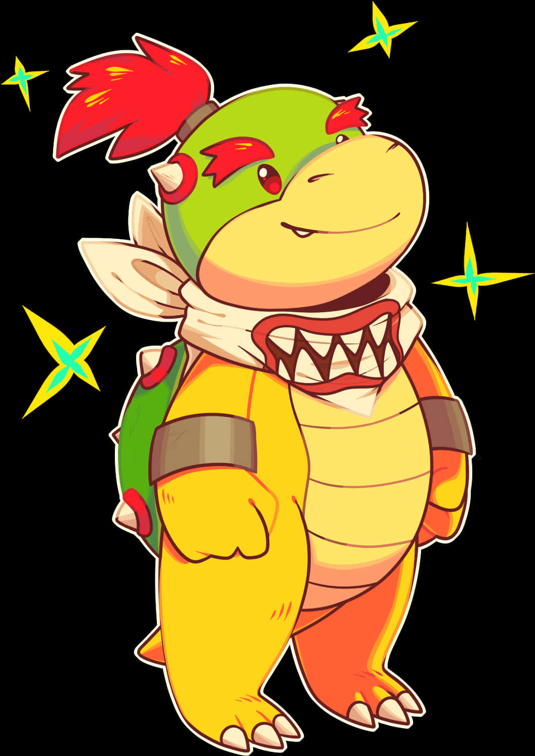Animated na Kartun ng Koopa Troopa Wallpaper