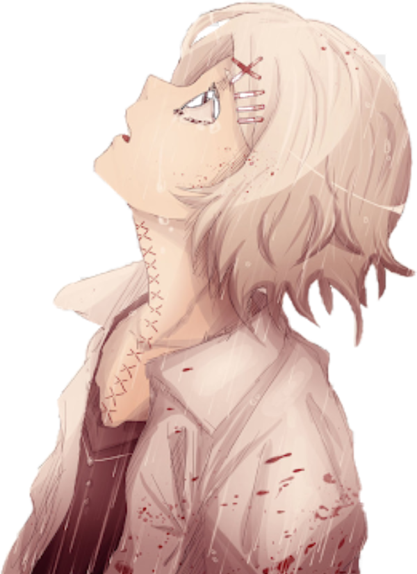 Anime Character na May mga Peke at Tahi Wallpaper
