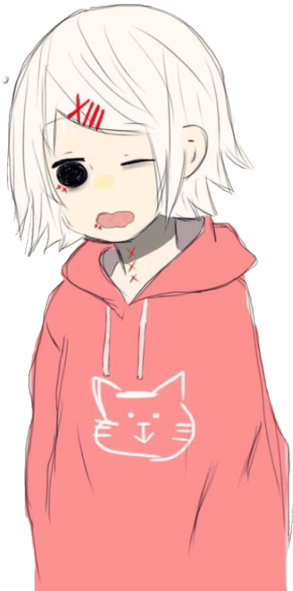 Anime Character na May Pinsal na Mukha Wallpaper