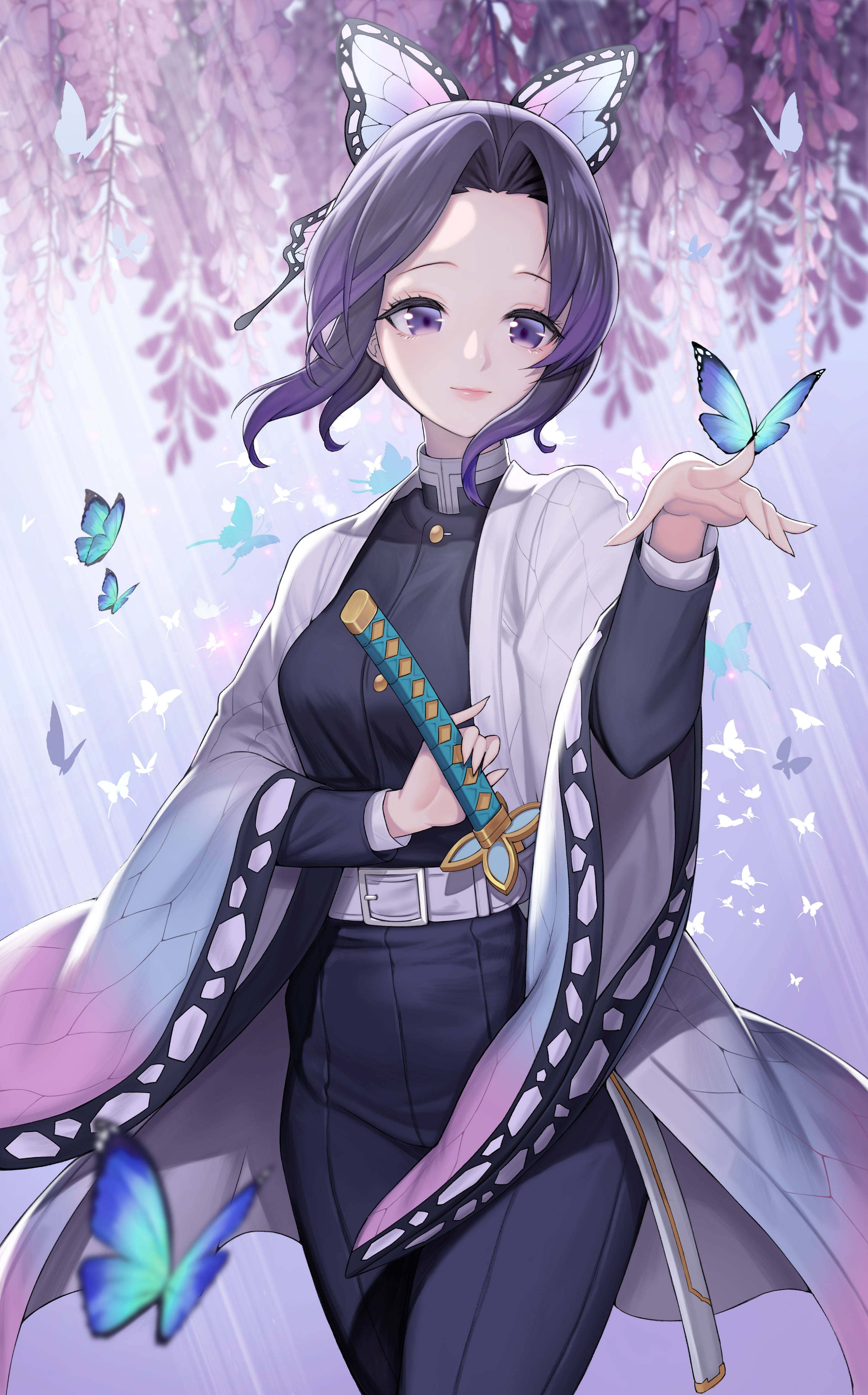 Anime Lock Screen na si Shinobu Oshino Wallpaper